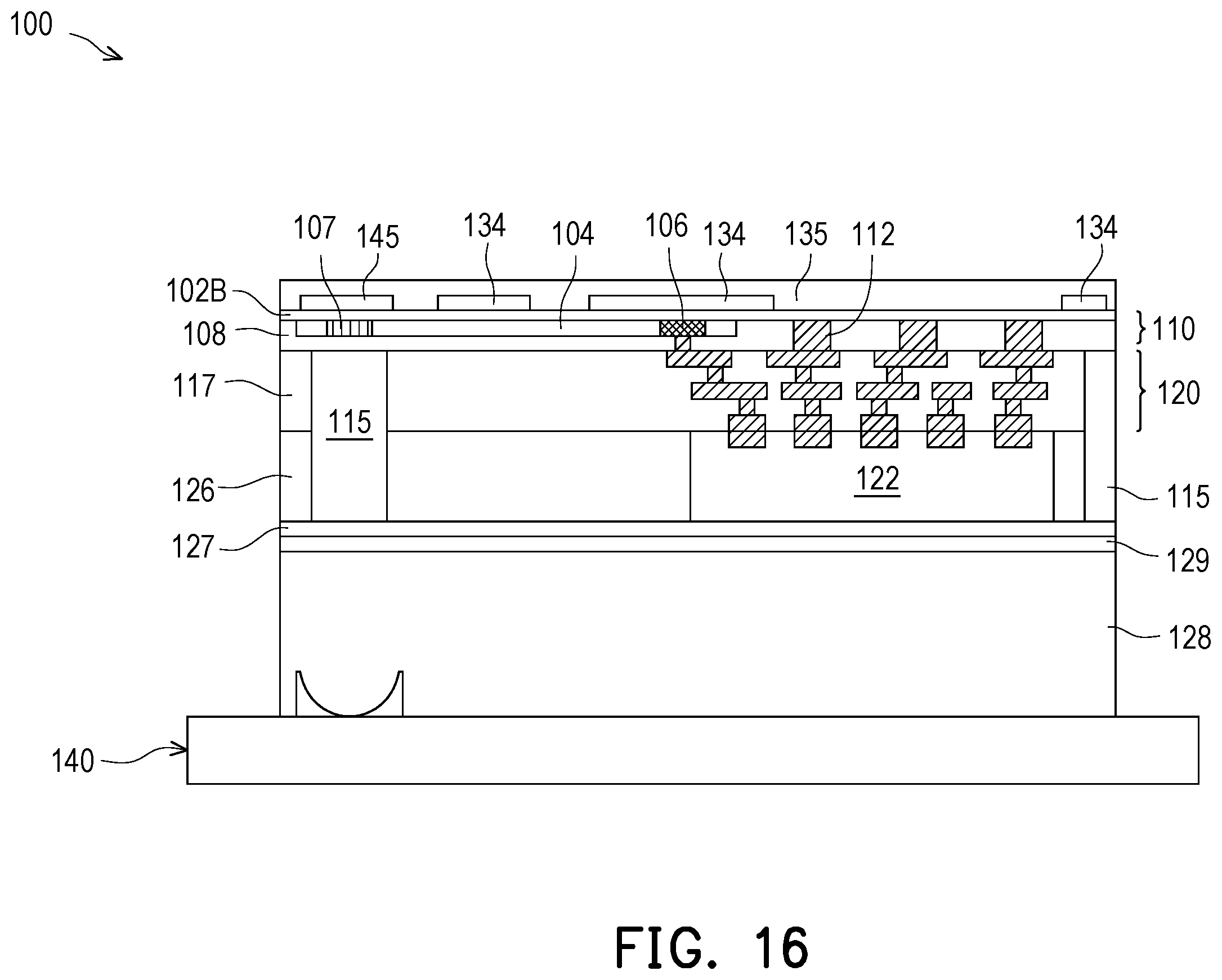 Patent US12353011 Figure 16 – Photonic package and method of manufacture