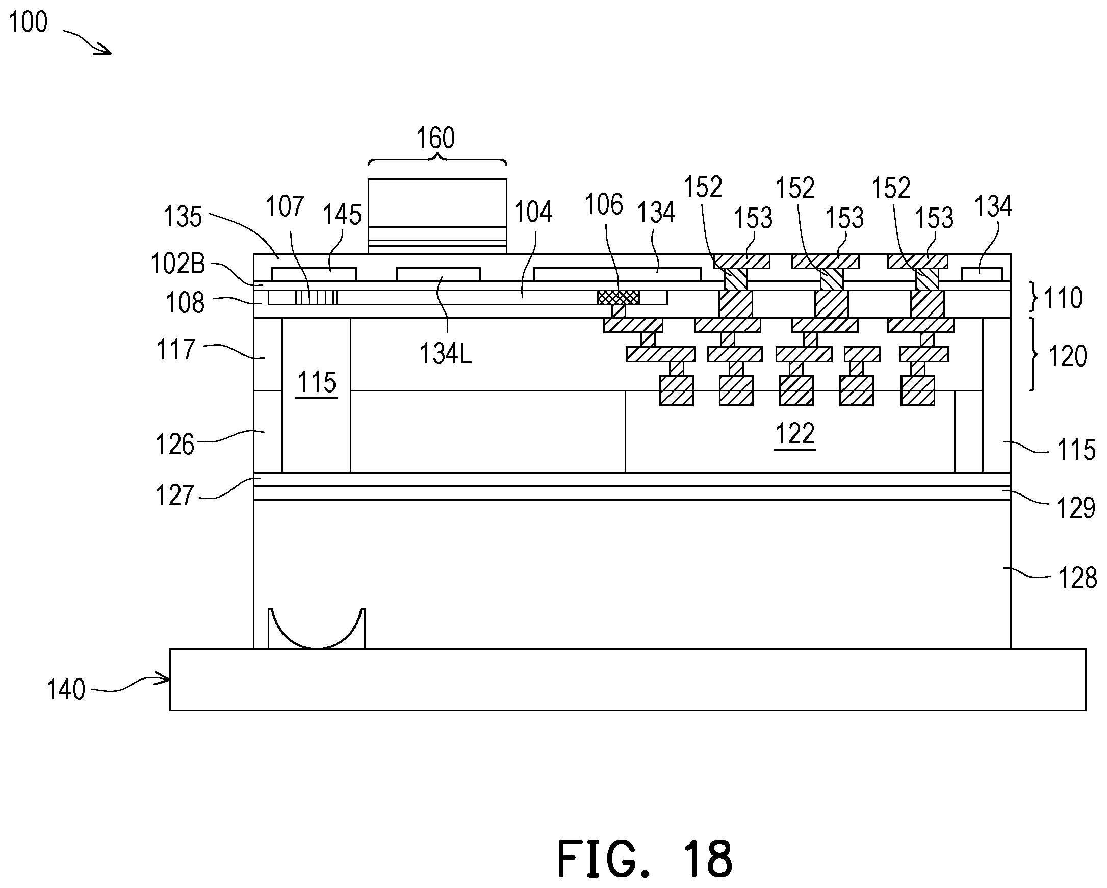 Patent US12353011 Figure 18 – Photonic package and method of manufacture