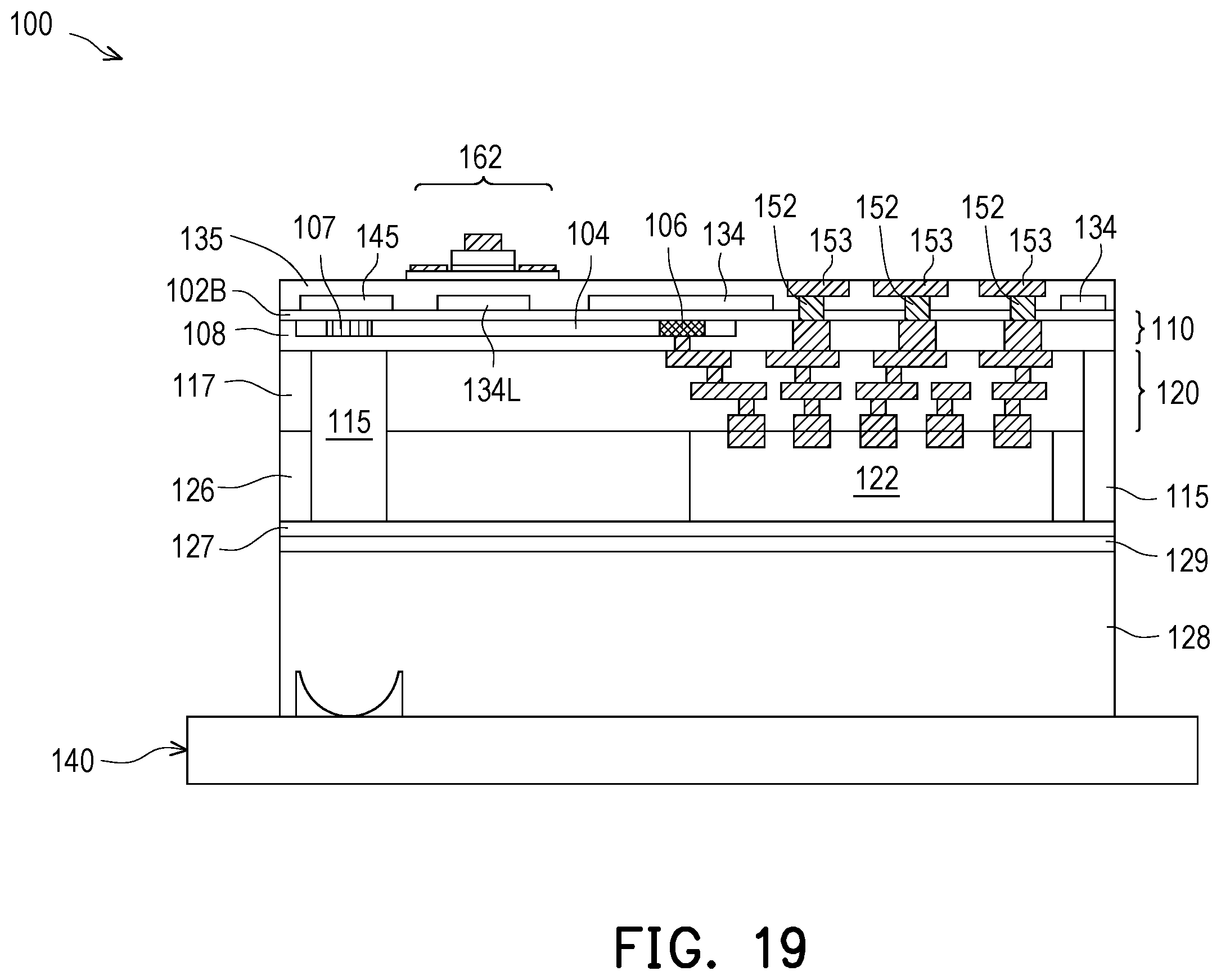 Patent US12353011 Figure 19 – Photonic package and method of manufacture