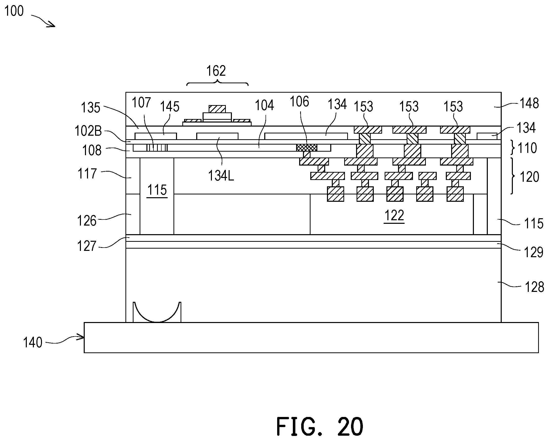 Patent US12353011 Figure 20 – Photonic package and method of manufacture