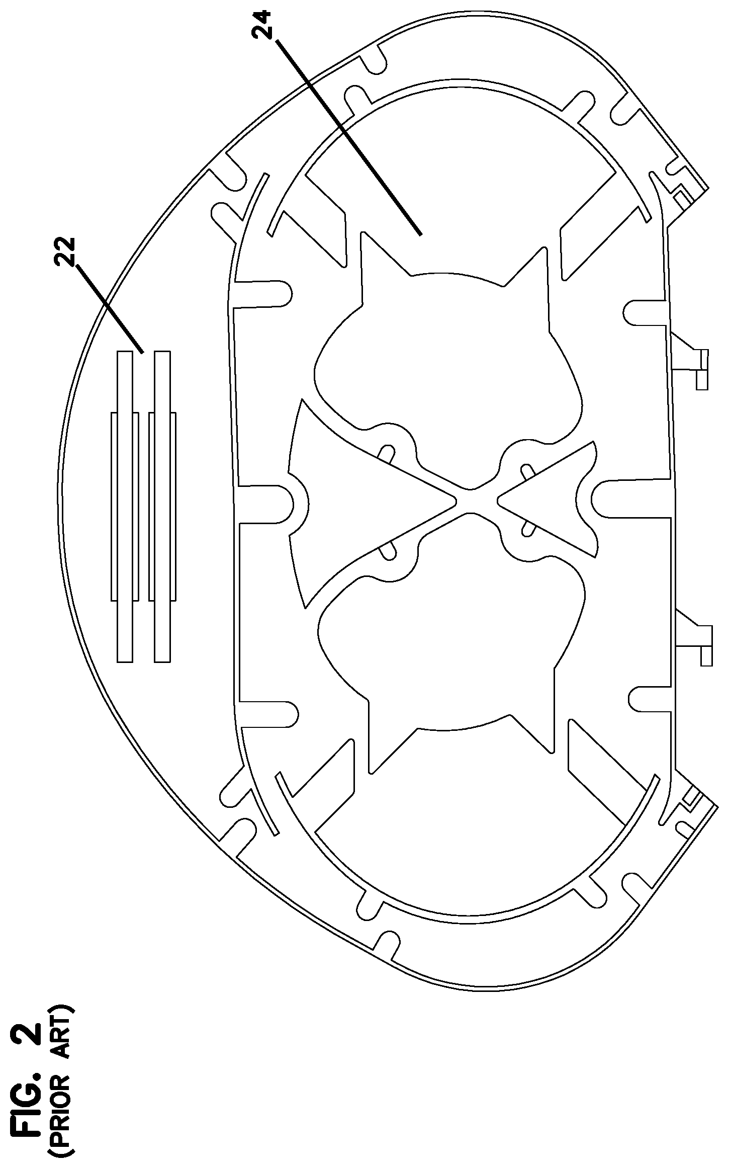 Patent US12353013 Figure 2 – Light weight fiber optic splice and fiber management system