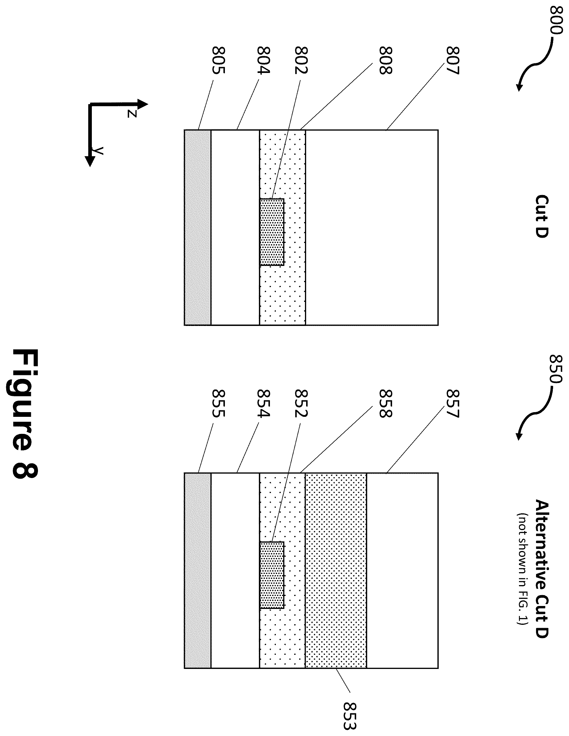 Patent US12353014 Figure 8 – Mode control in heterogeneously integrated photonics