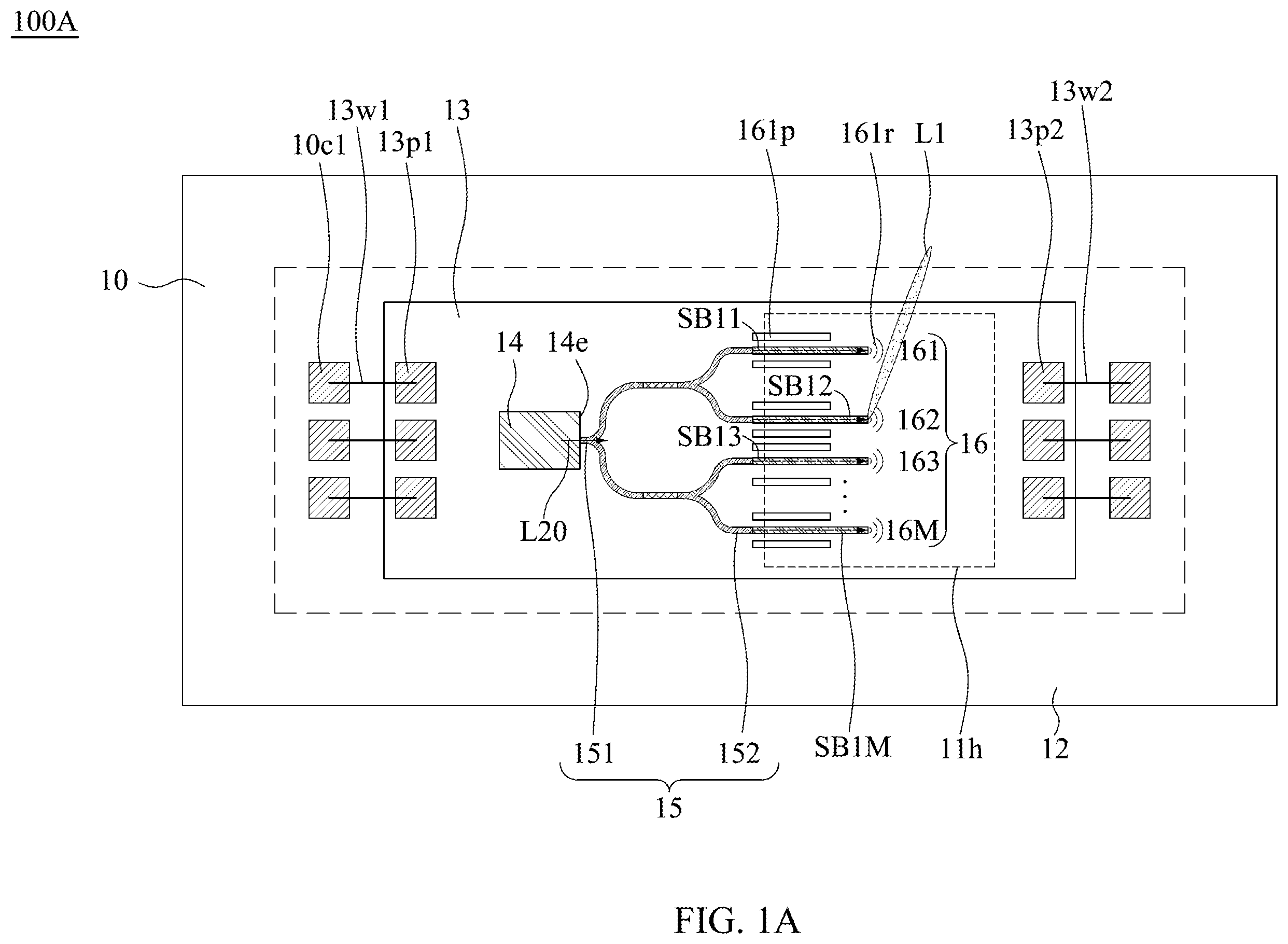 Patent US12353015 Figure 2 – Optical package device and method of manufacturing the same