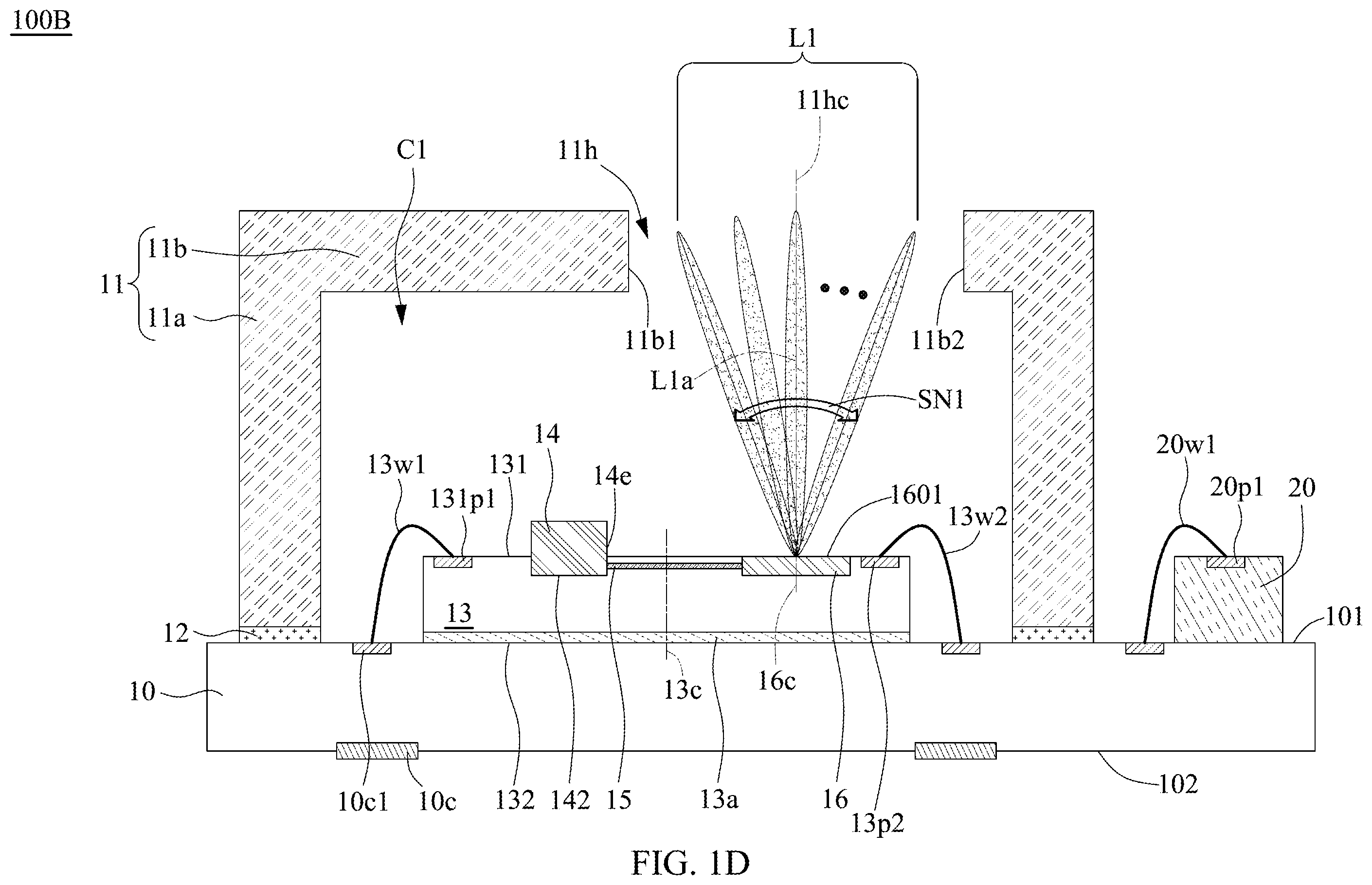 Patent US12353015 Figure 4 – Optical package device and method of manufacturing the same