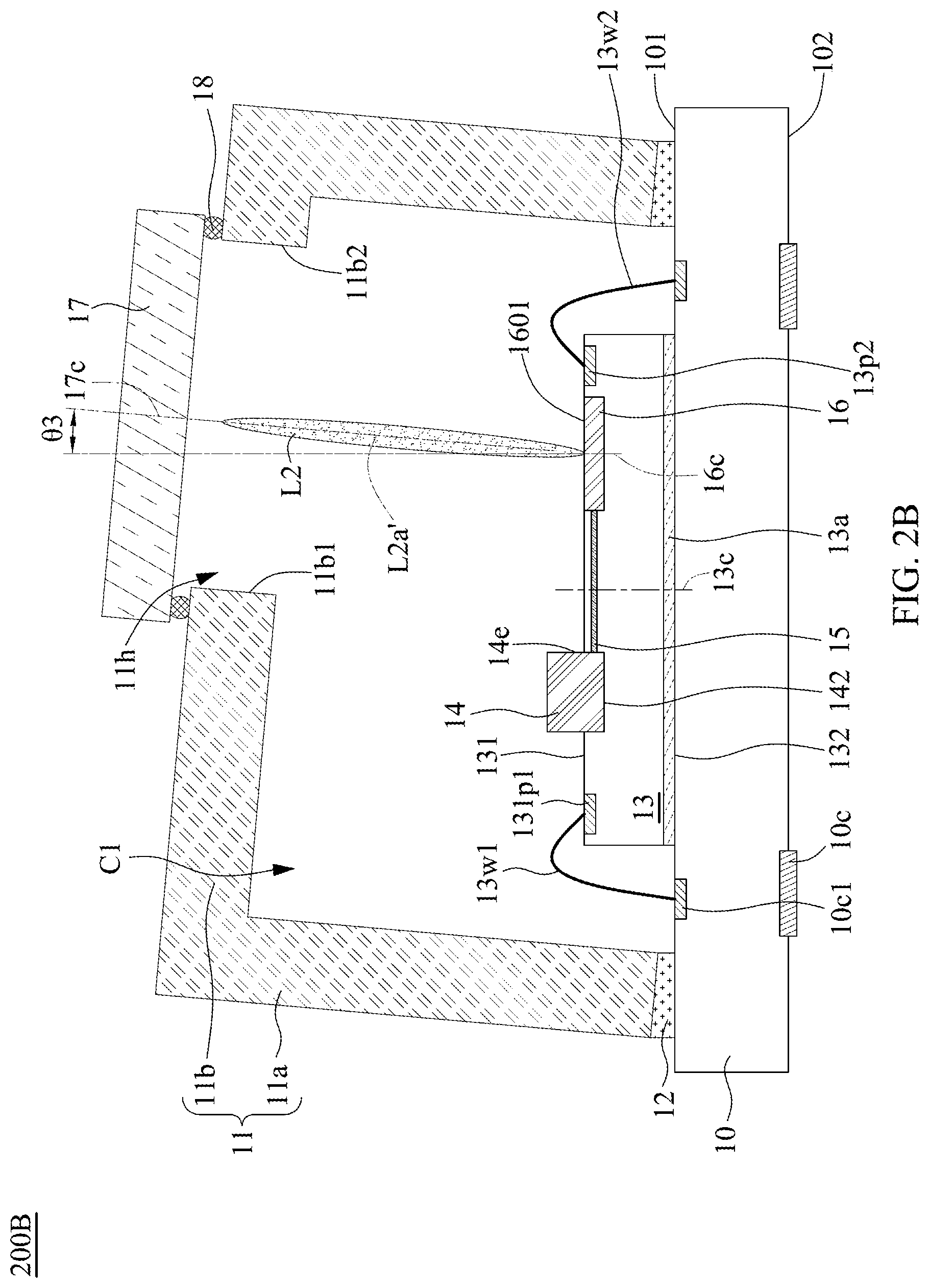 Patent US12353015 Figure 8 – Optical package device and method of manufacturing the same