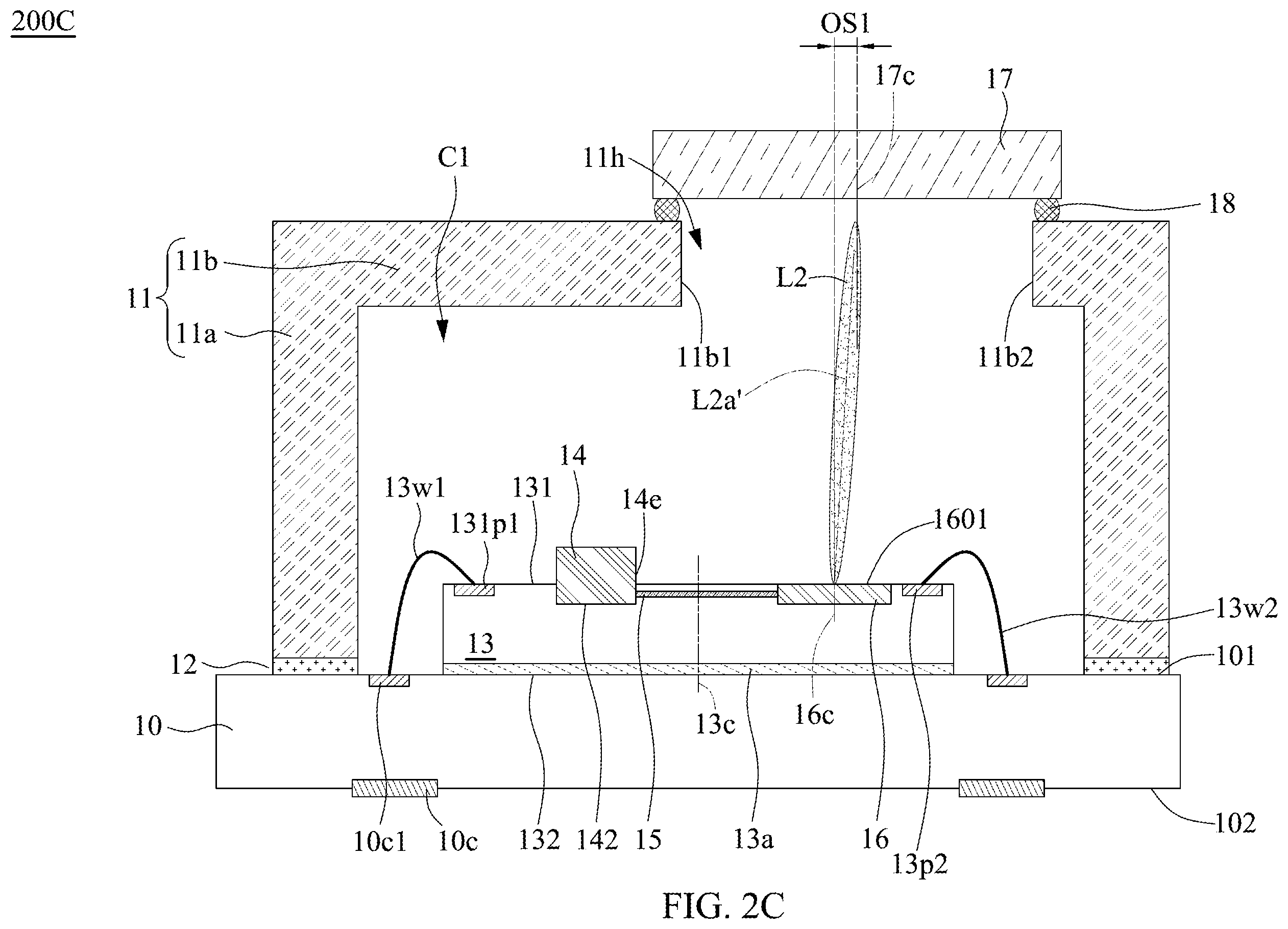 Patent US12353015 Figure 9 – Optical package device and method of manufacturing the same
