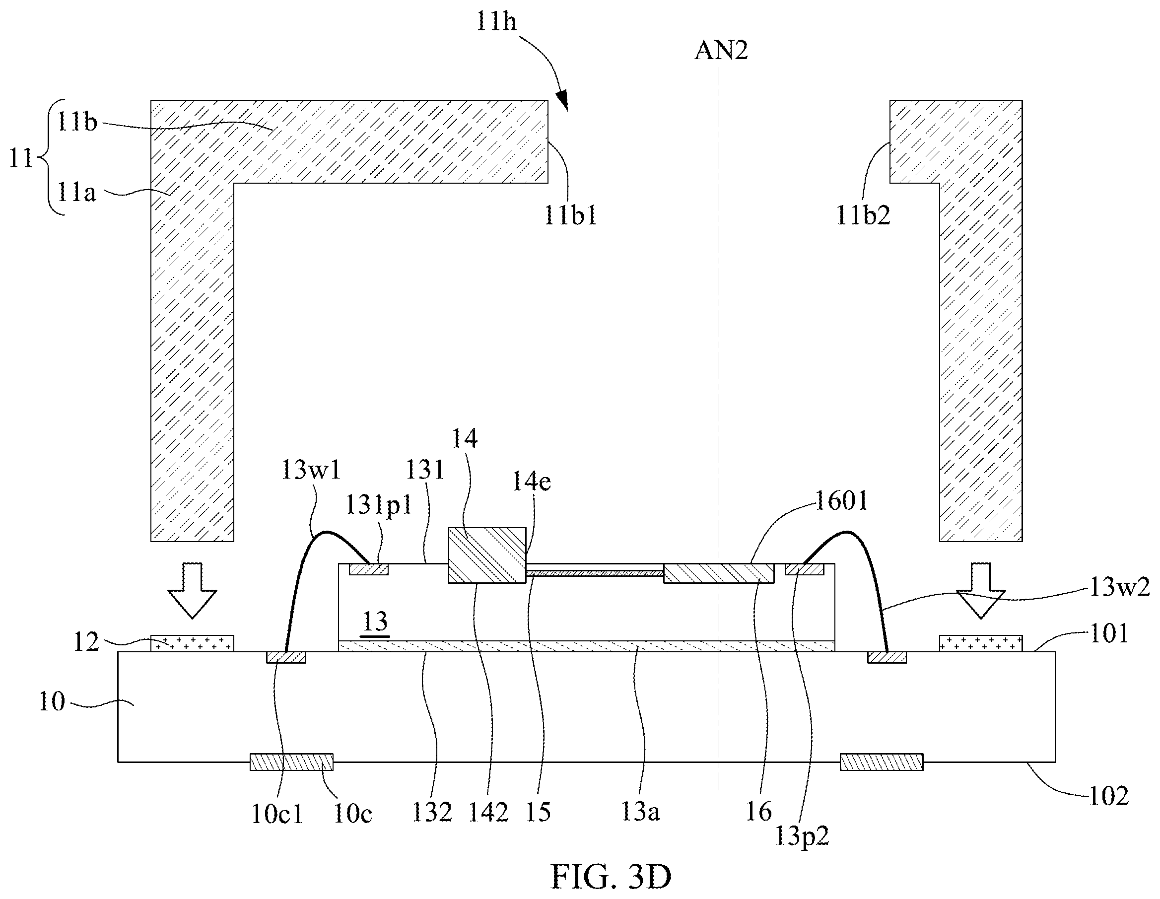 Patent US12353015 Figure 13 – Optical package device and method of manufacturing the same