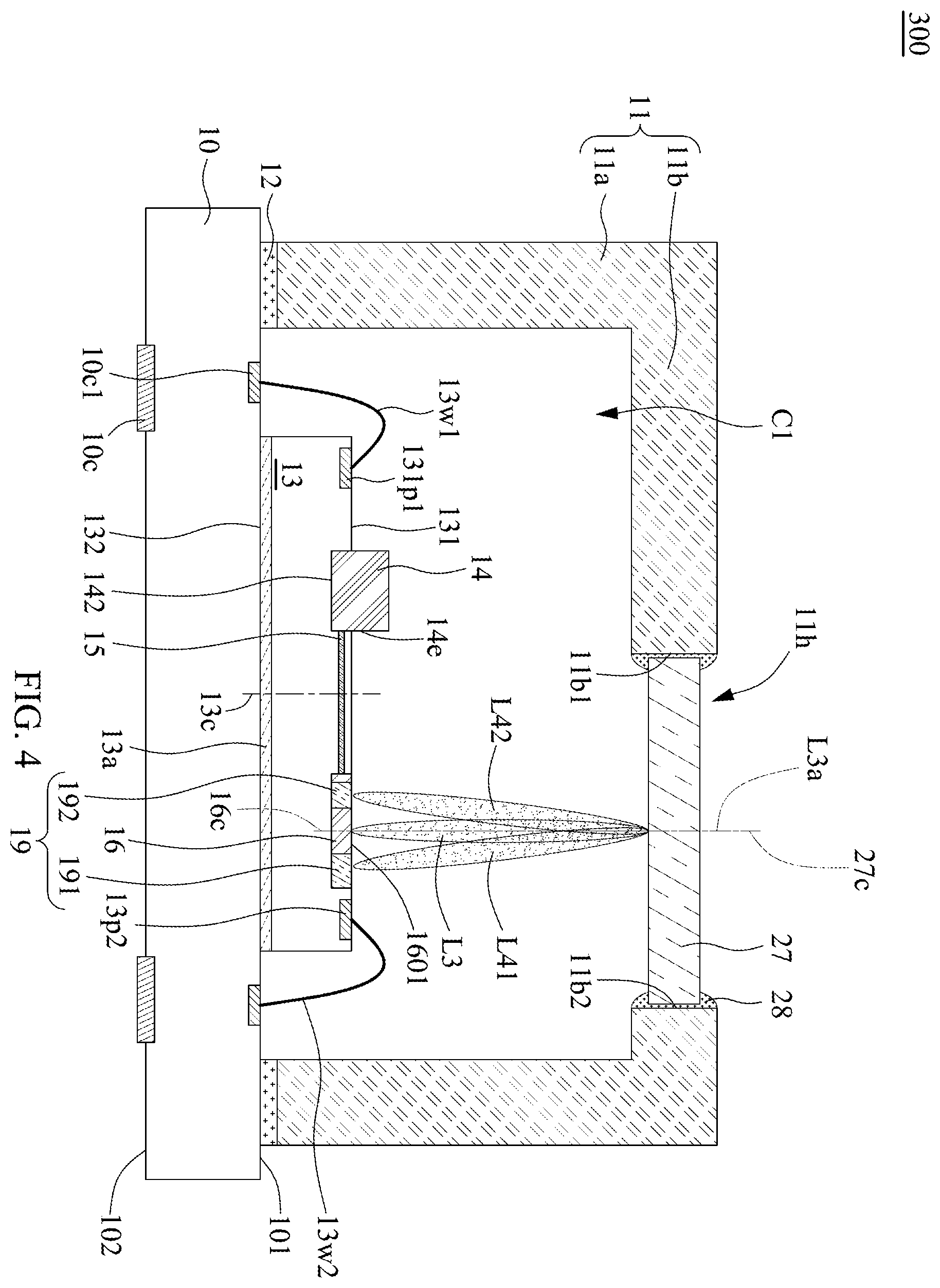Patent US12353015 Figure 16 – Optical package device and method of manufacturing the same