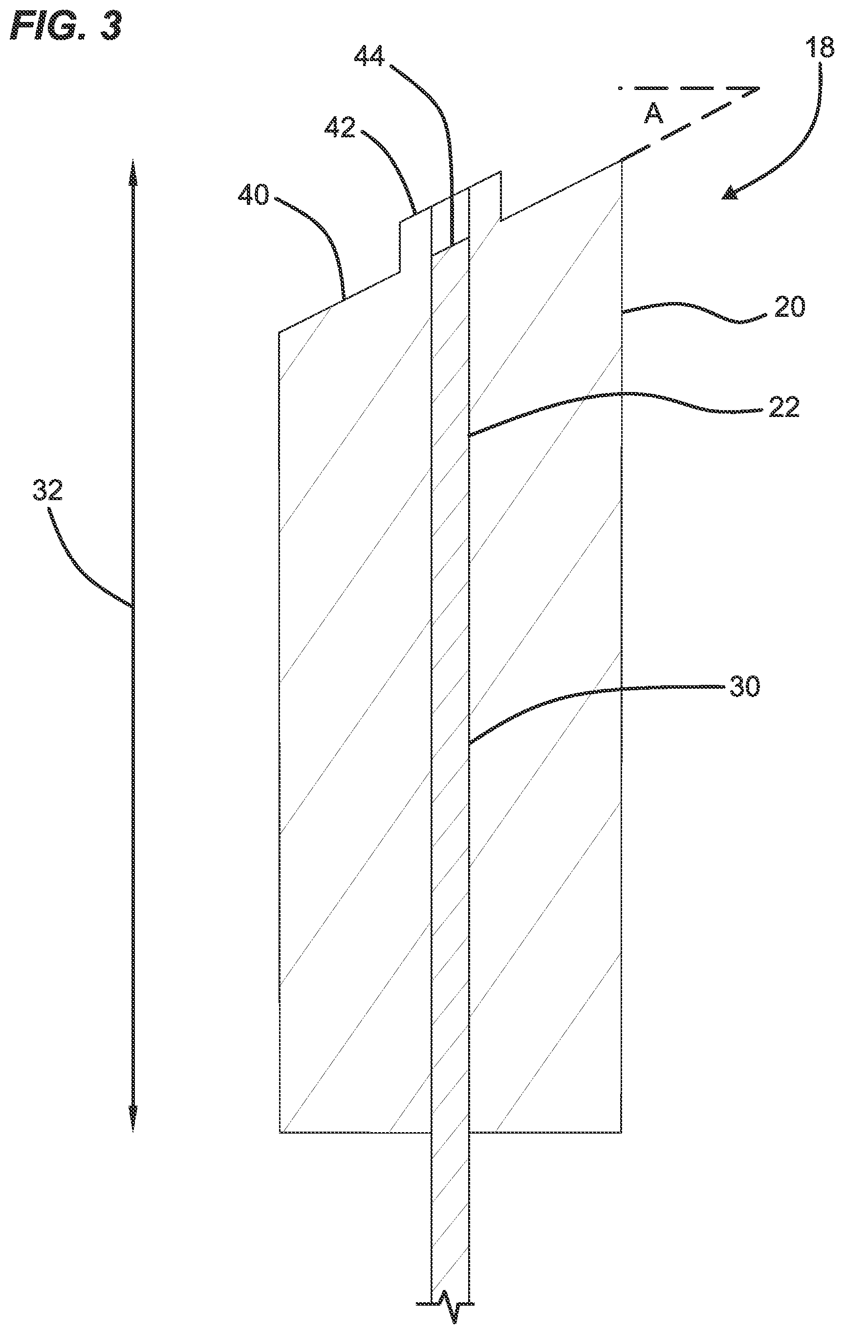 Patent US12353018 Figure 3 – Laser process for processing ferrules used in non- contact optical connectors