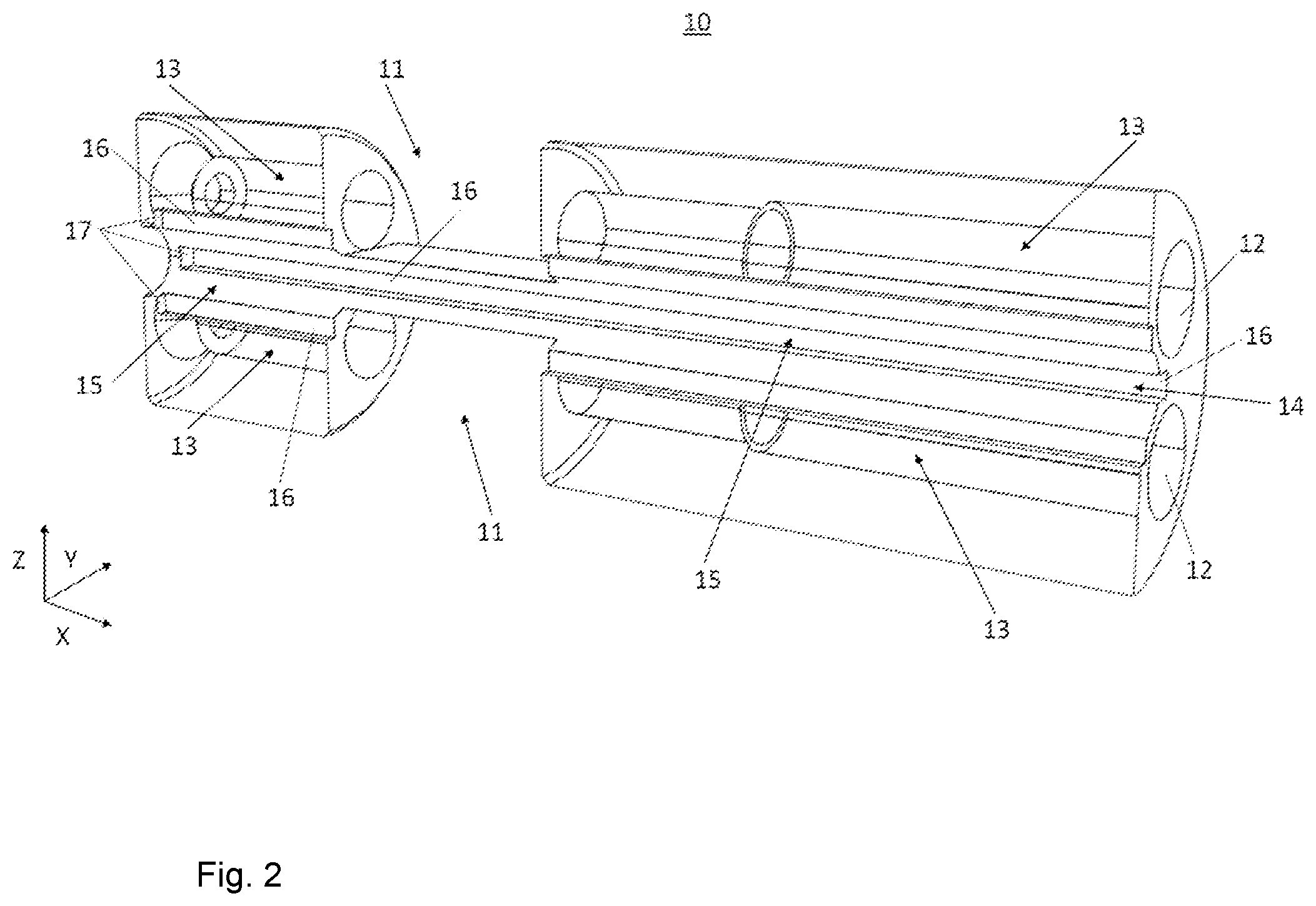Patent US12353019 Figure 2 – Plug connector for transmitting optical and electrical signals