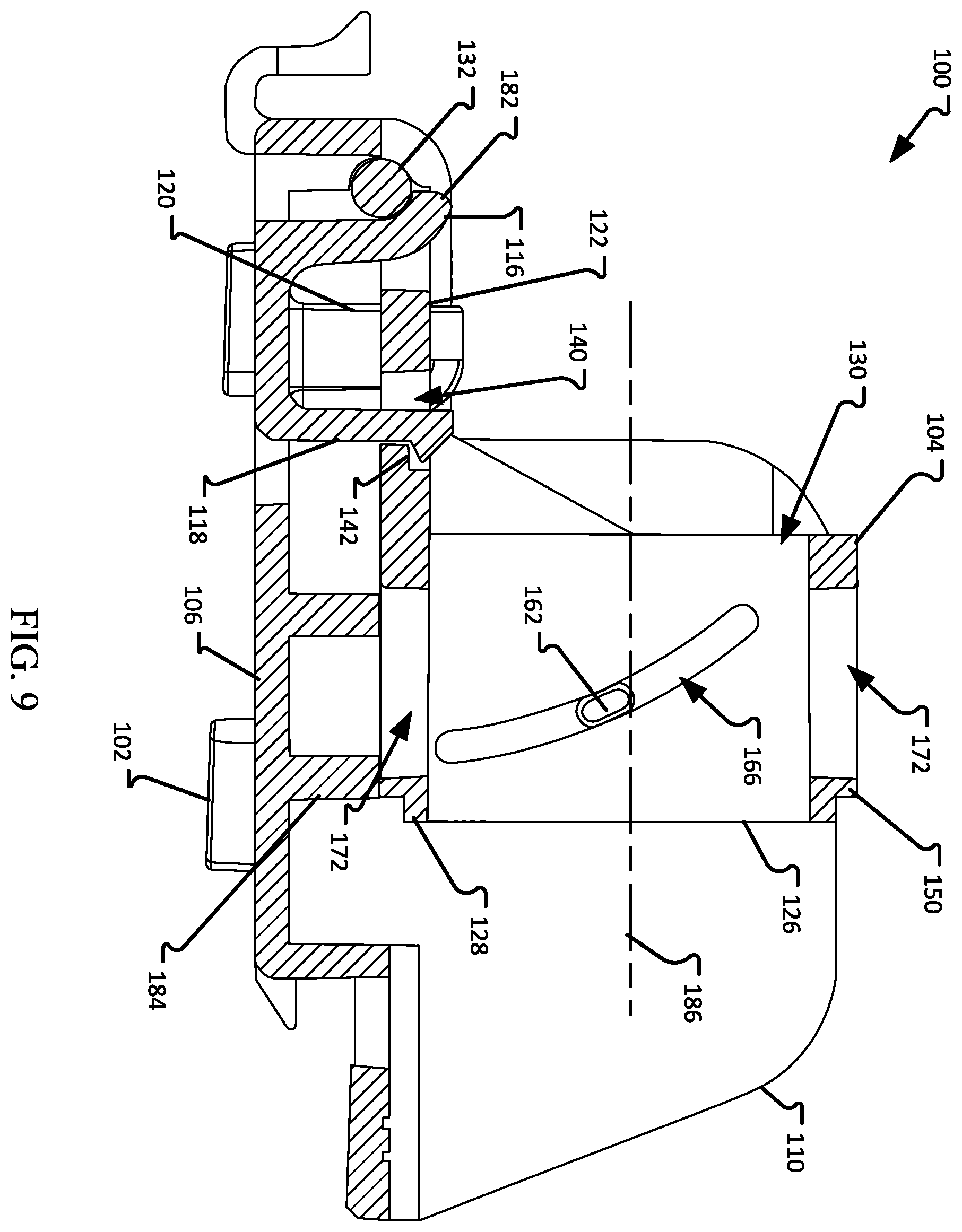 Patent US12353020 Figure 9 – Optical fiber adapter mounting devices
