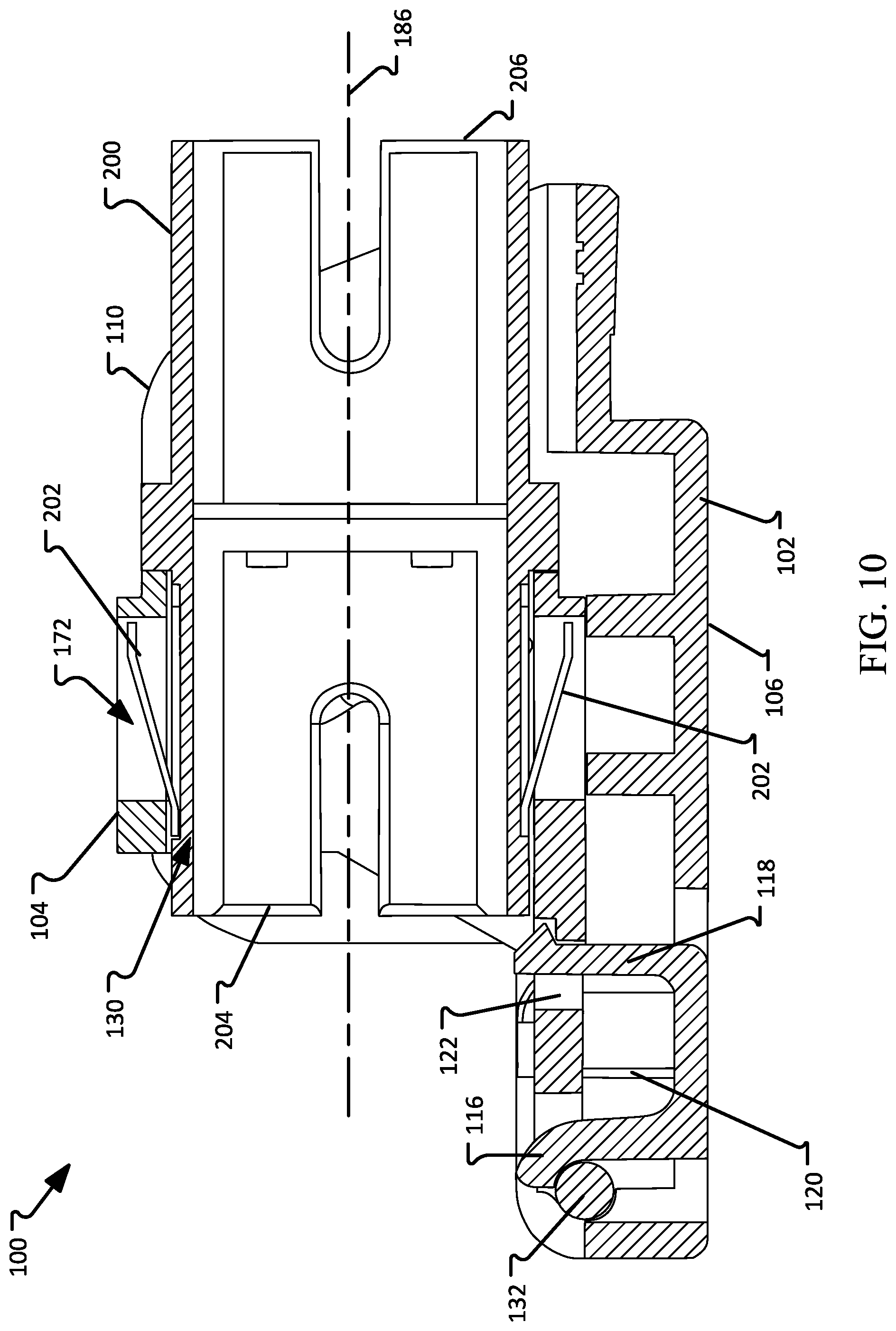 Patent US12353020 Figure 10 – Optical fiber adapter mounting devices