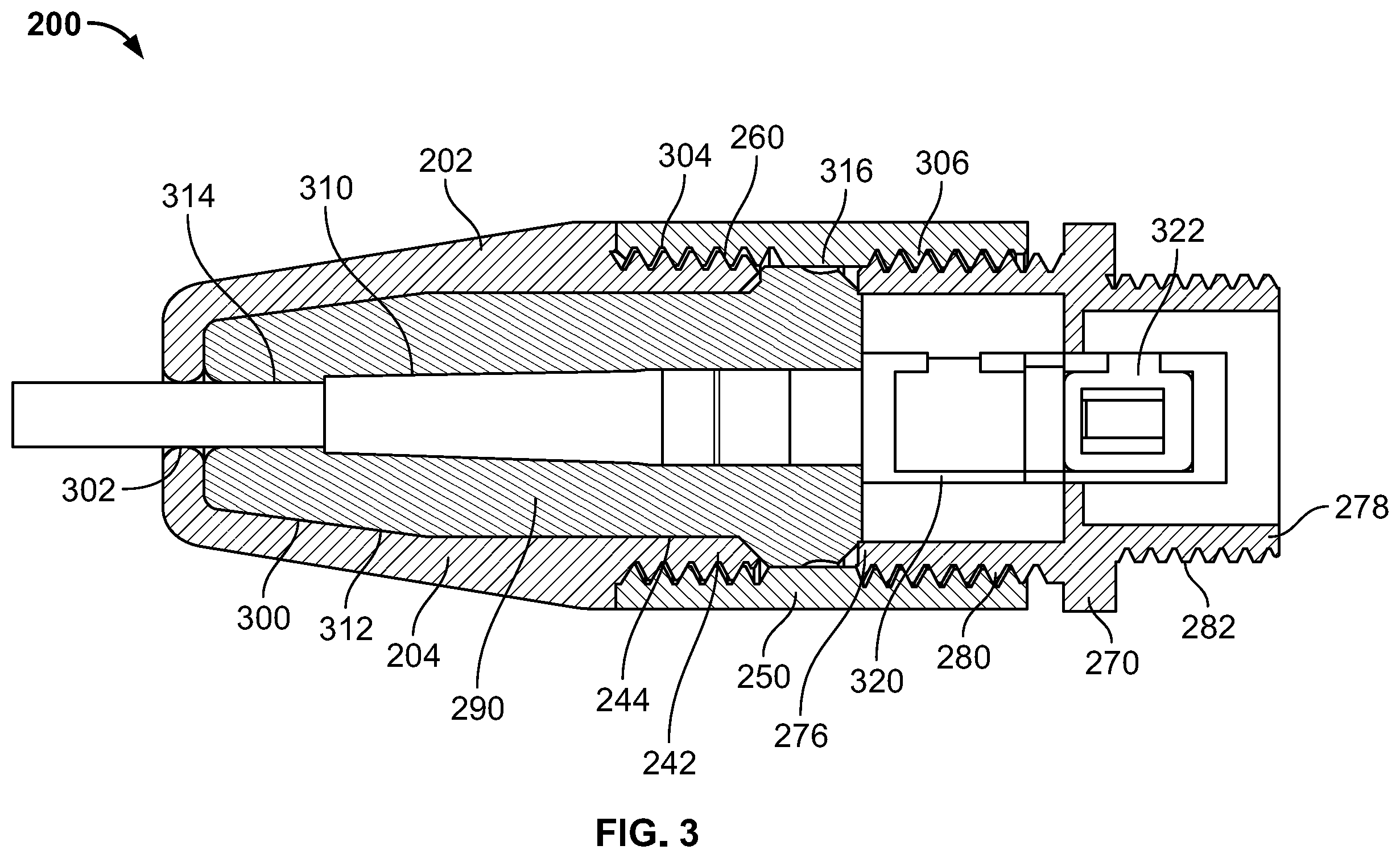 Patent US12353021 Figure 3 – Retrofit cover for fiber optic cable connection