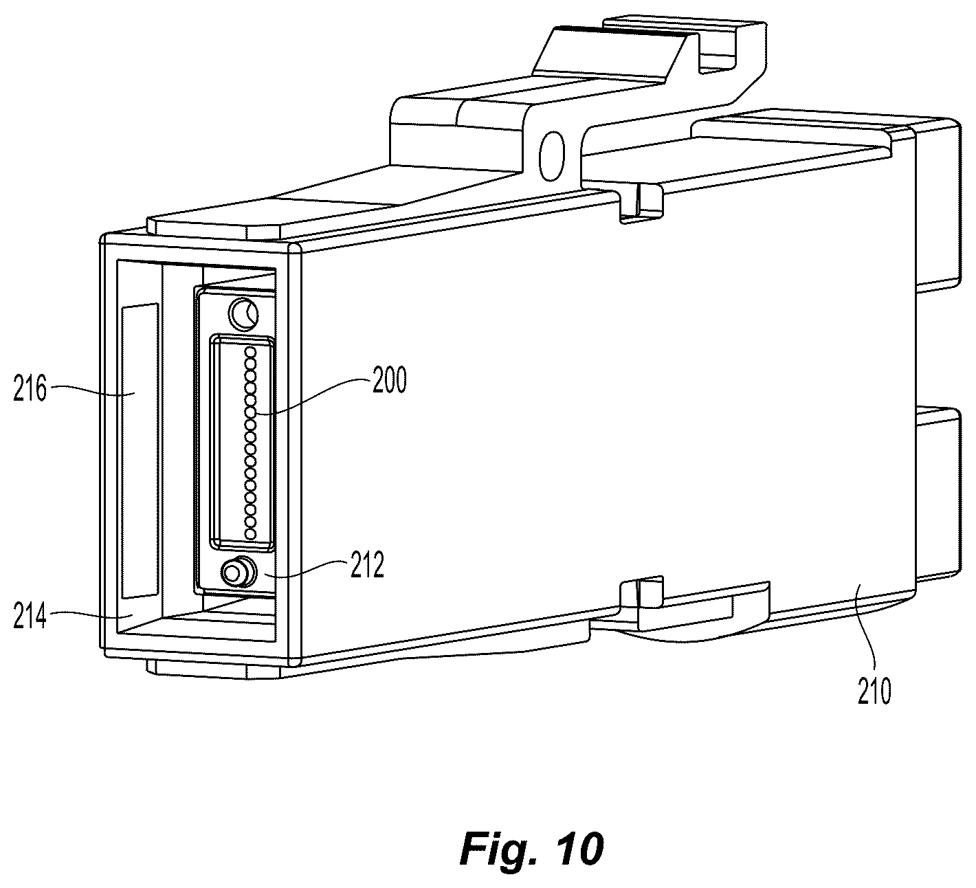Patent US12353022 Figure 7 – Multi-fiber ferrule with improved eye safety