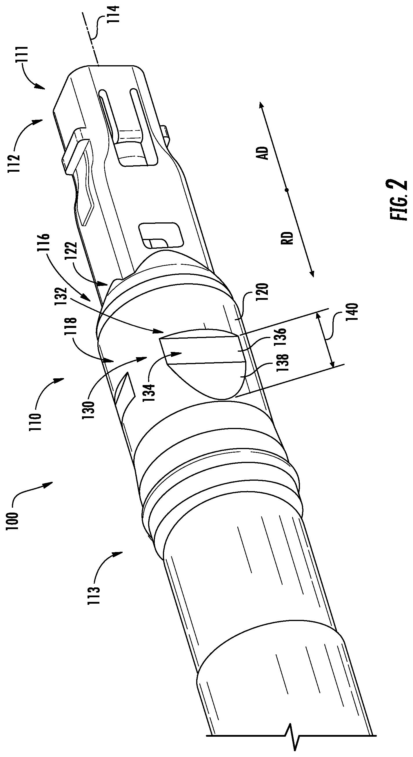 Patent US12353024 Figure 2 – Multiports and optical connectors with rotationally discrete locking and keying features