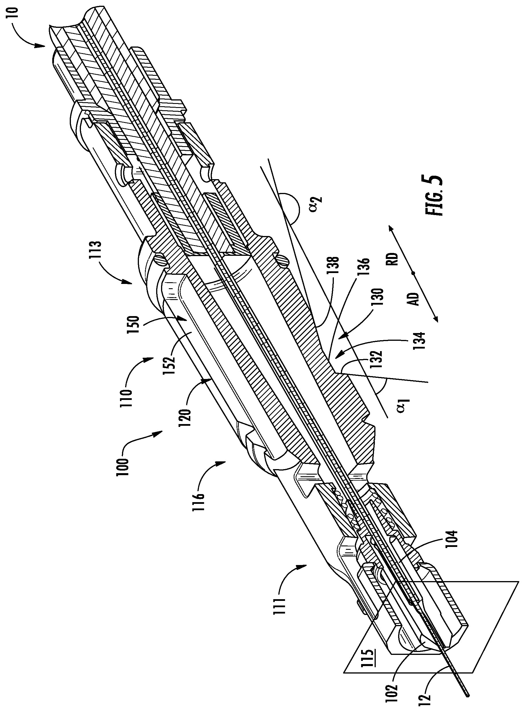 Patent US12353024 Figure 5 – Multiports and optical connectors with rotationally discrete locking and keying features