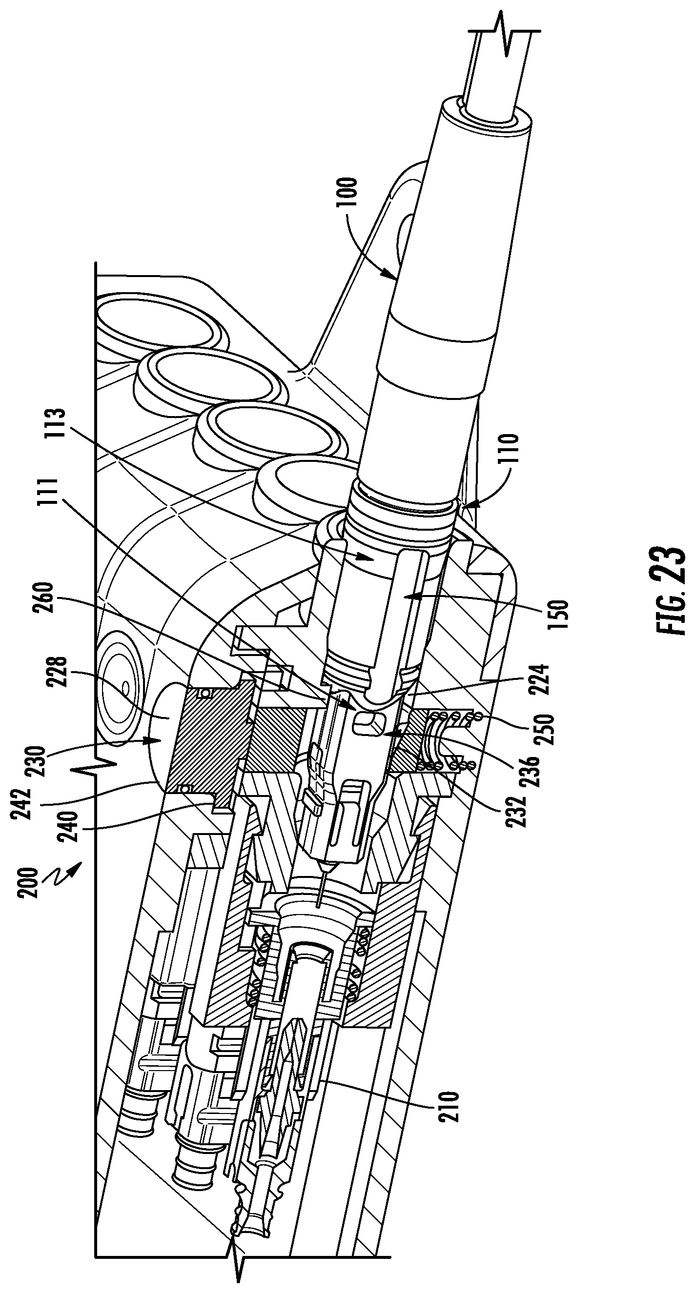 Patent US12353024 Figure 17 – Multiports and optical connectors with rotationally discrete locking and keying features