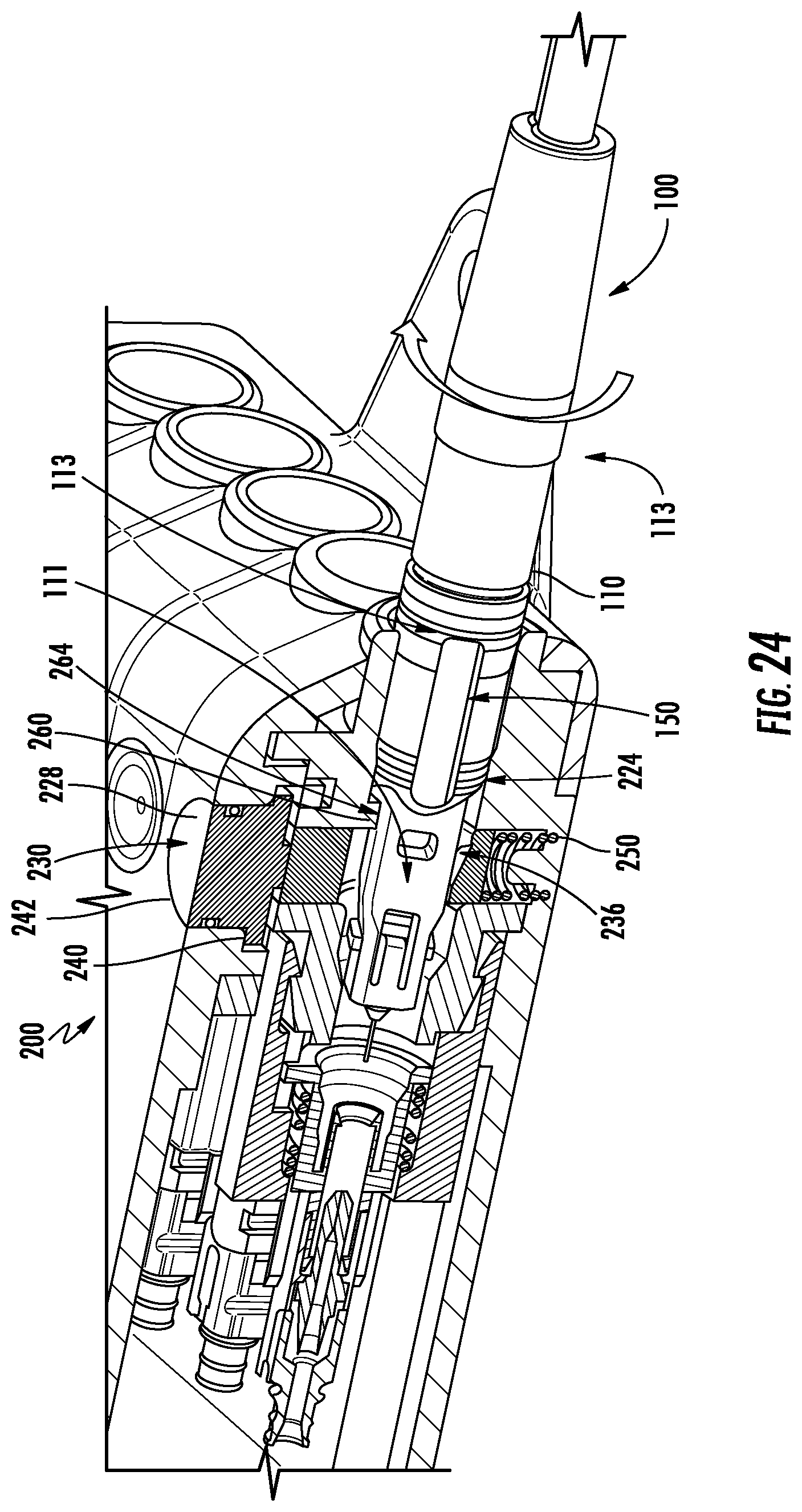 Patent US12353024 Figure 18 – Multiports and optical connectors with rotationally discrete locking and keying features