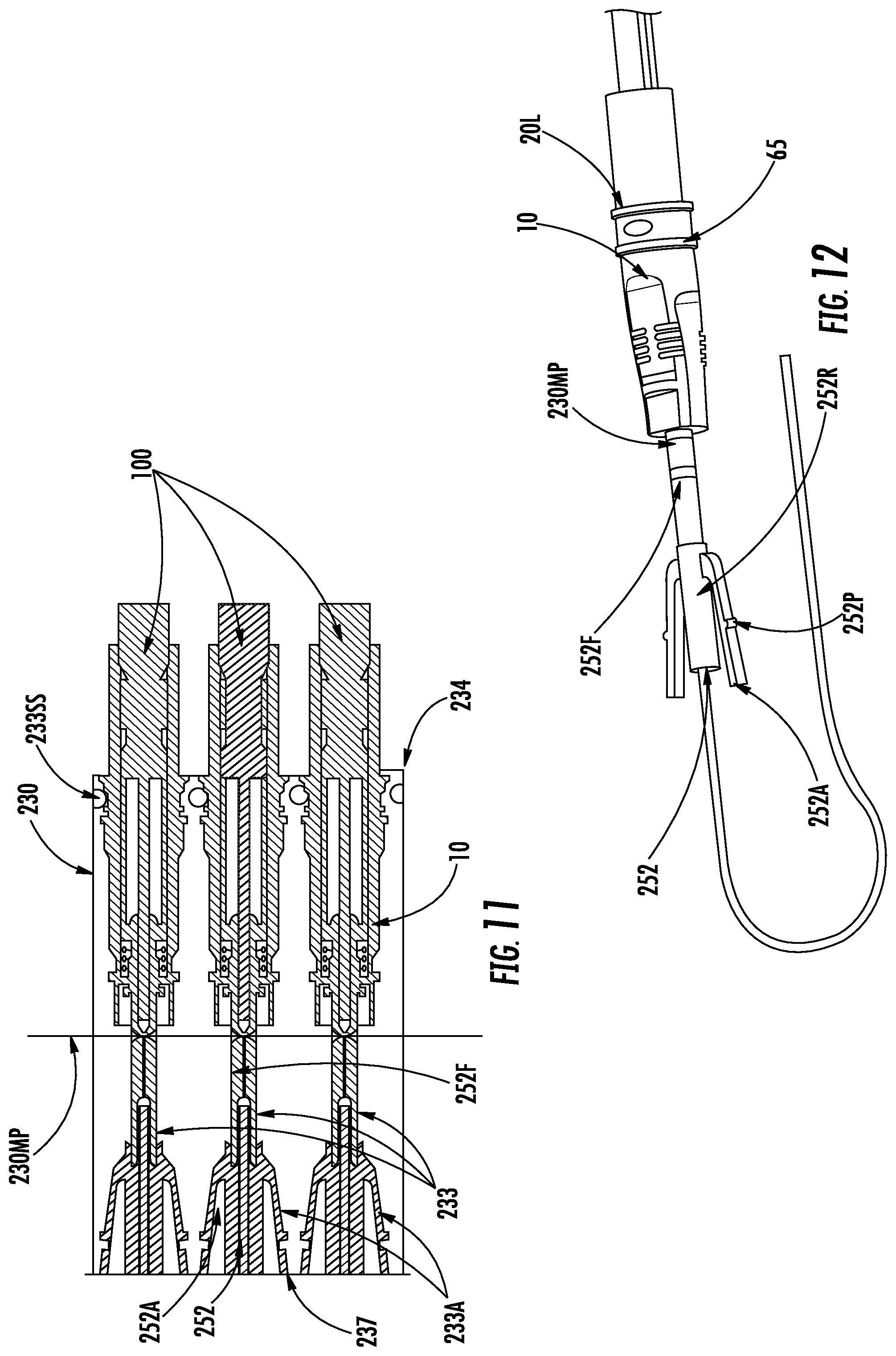 Patent US12353025 Figure 10 – Multiports having a connection port insert and methods of making the same
