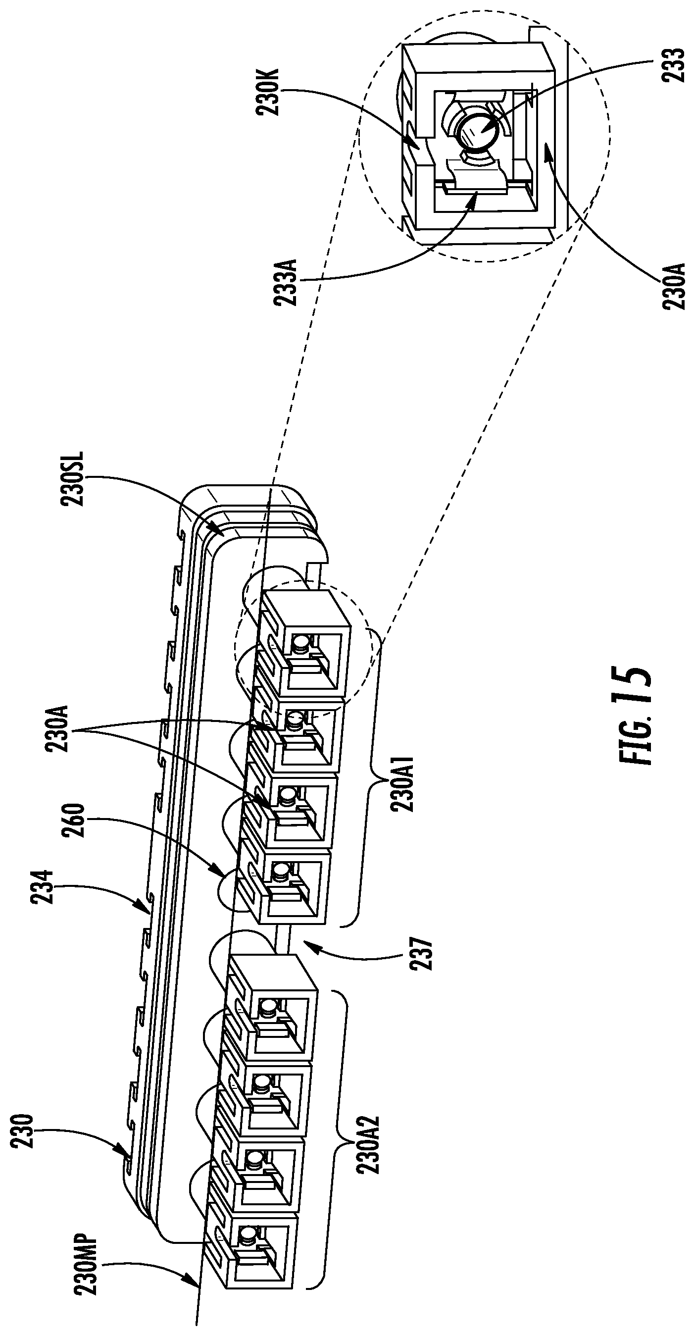 Patent US12353025 Figure 12 – Multiports having a connection port insert and methods of making the same