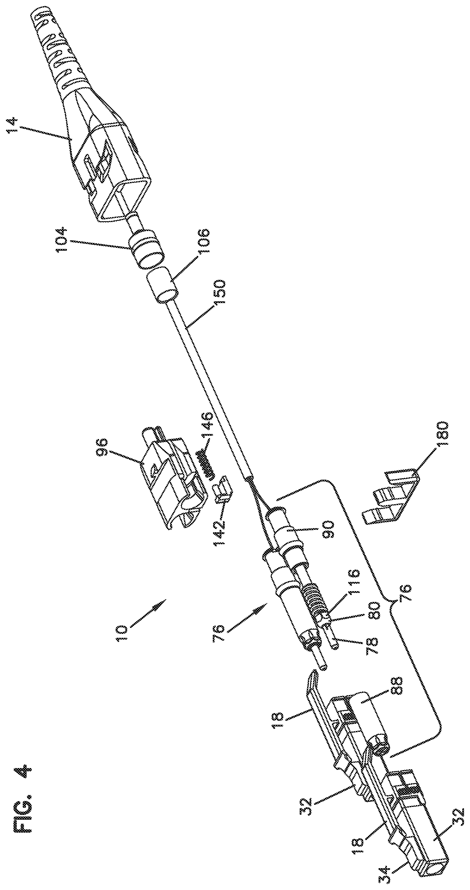 Patent US12353026 Figure 3 – Fiber optic connector