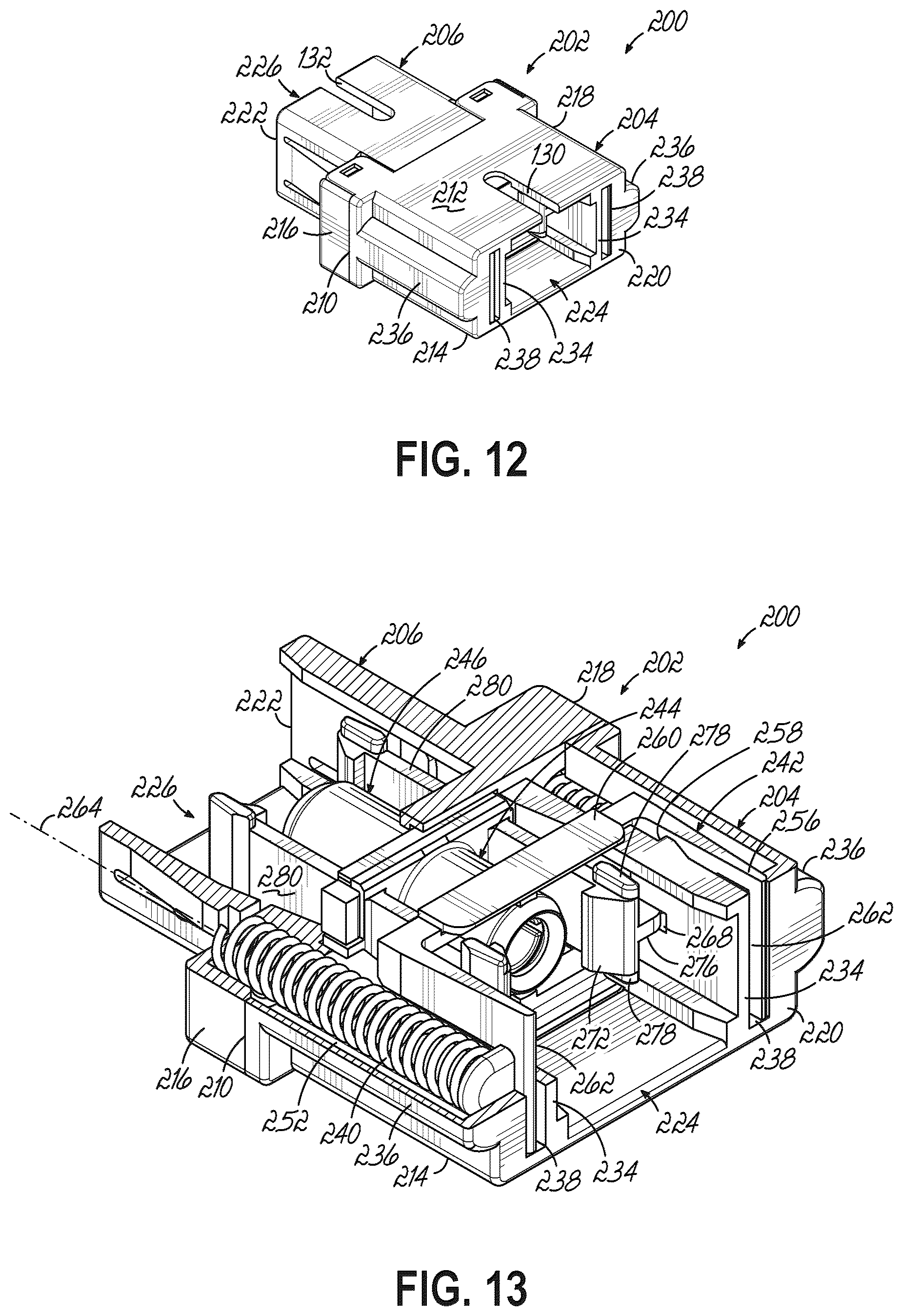 Patent US12353027 Figure 8 – Fiber optic adapters for use with fiber optic connectors and methods for coupling fiber optic connectors