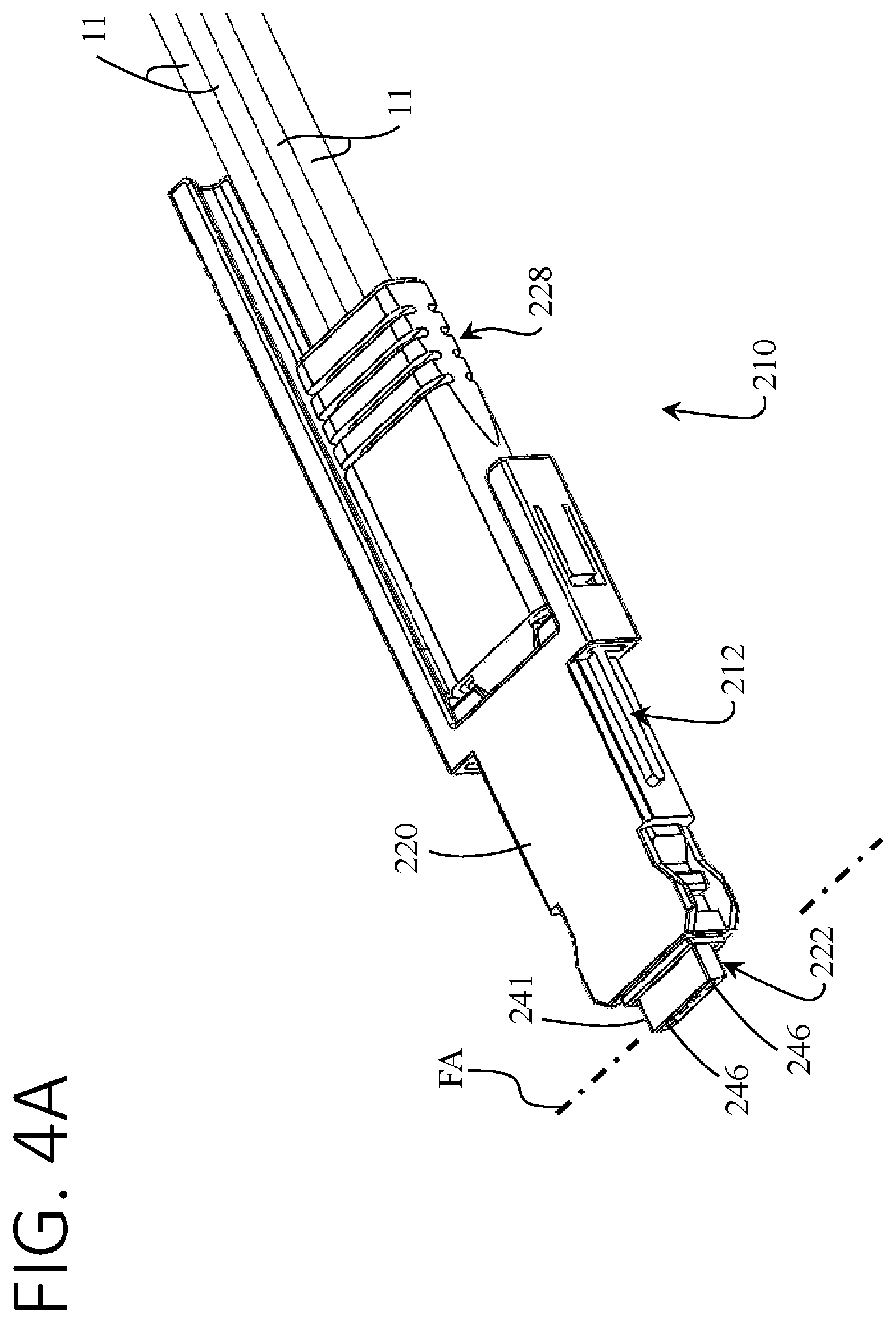 Patent US12353029 Figure 5 – Optical fiber connector