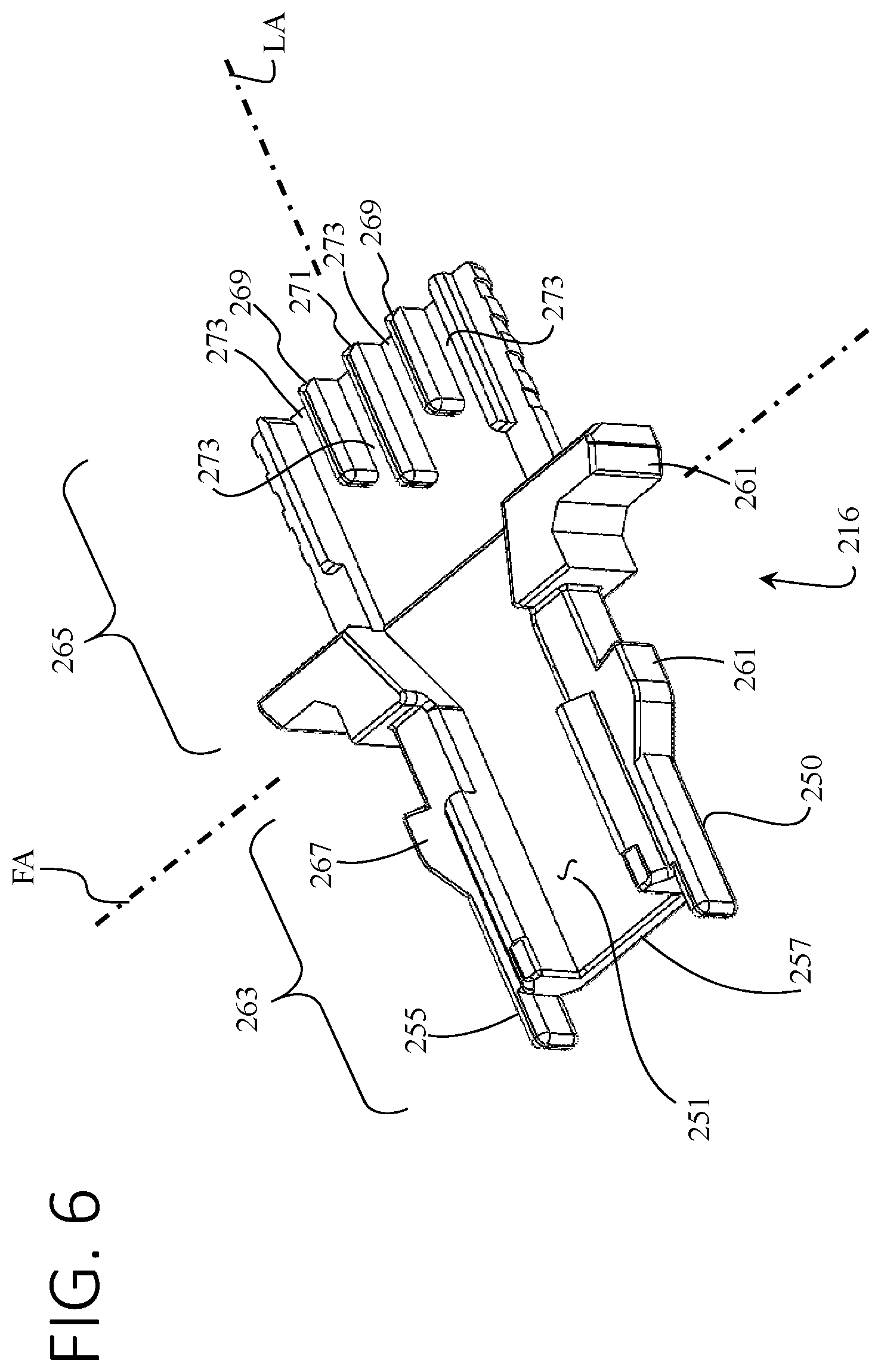 Patent US12353029 Figure 8 – Optical fiber connector