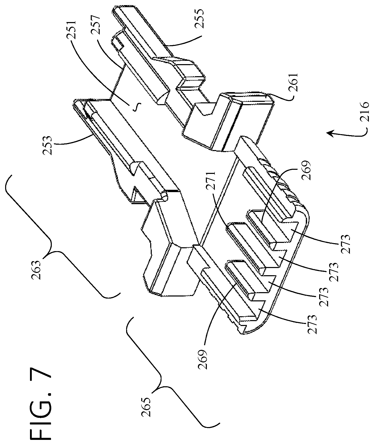 Patent US12353029 Figure 9 – Optical fiber connector