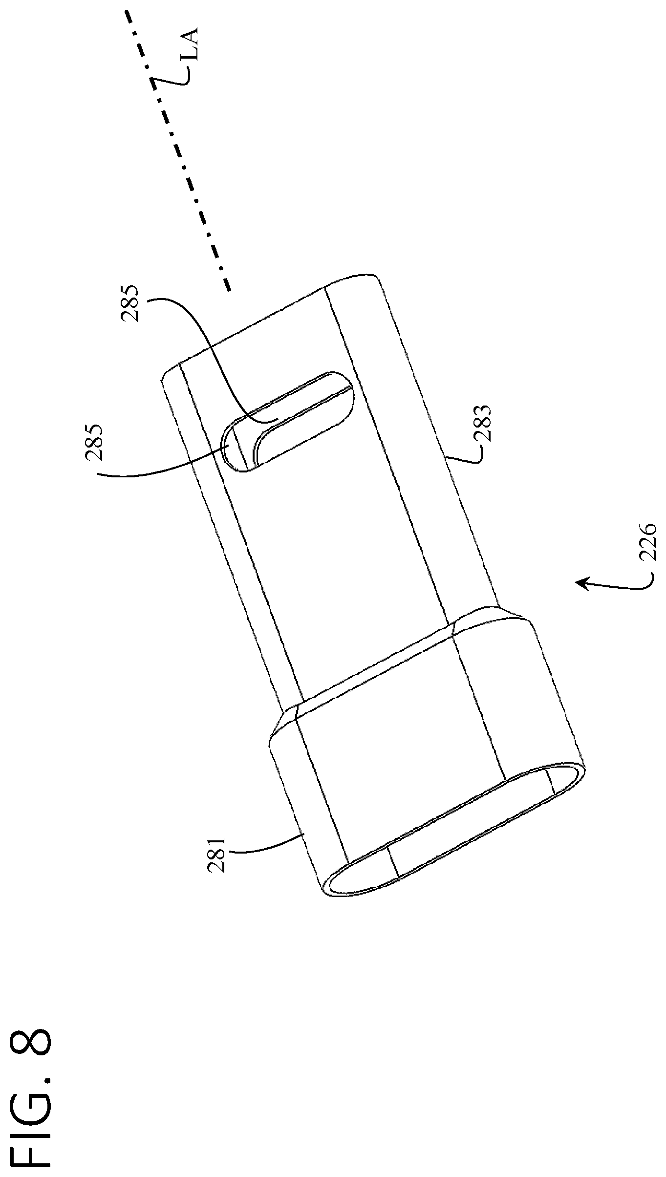Patent US12353029 Figure 10 – Optical fiber connector