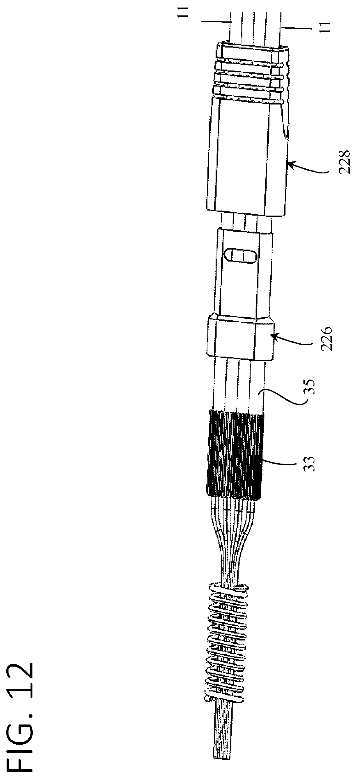 Patent US12353029 Figure 14 – Optical fiber connector