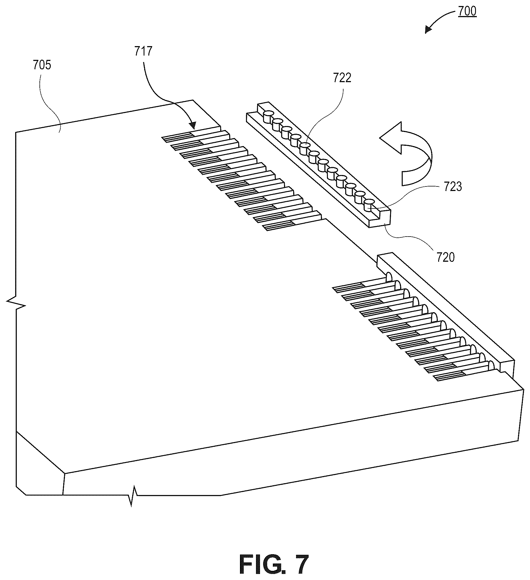 Patent US12353032 Figure 7 – Enabling passive alignment for lens attach