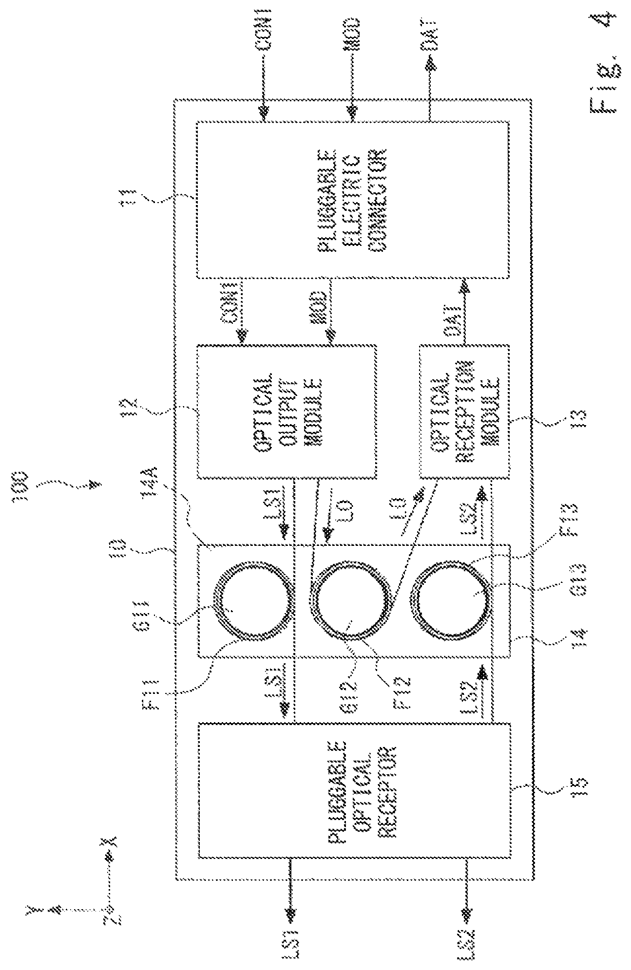 Patent US12353033 Figure 5 – Pluggable optical module and optical communication system