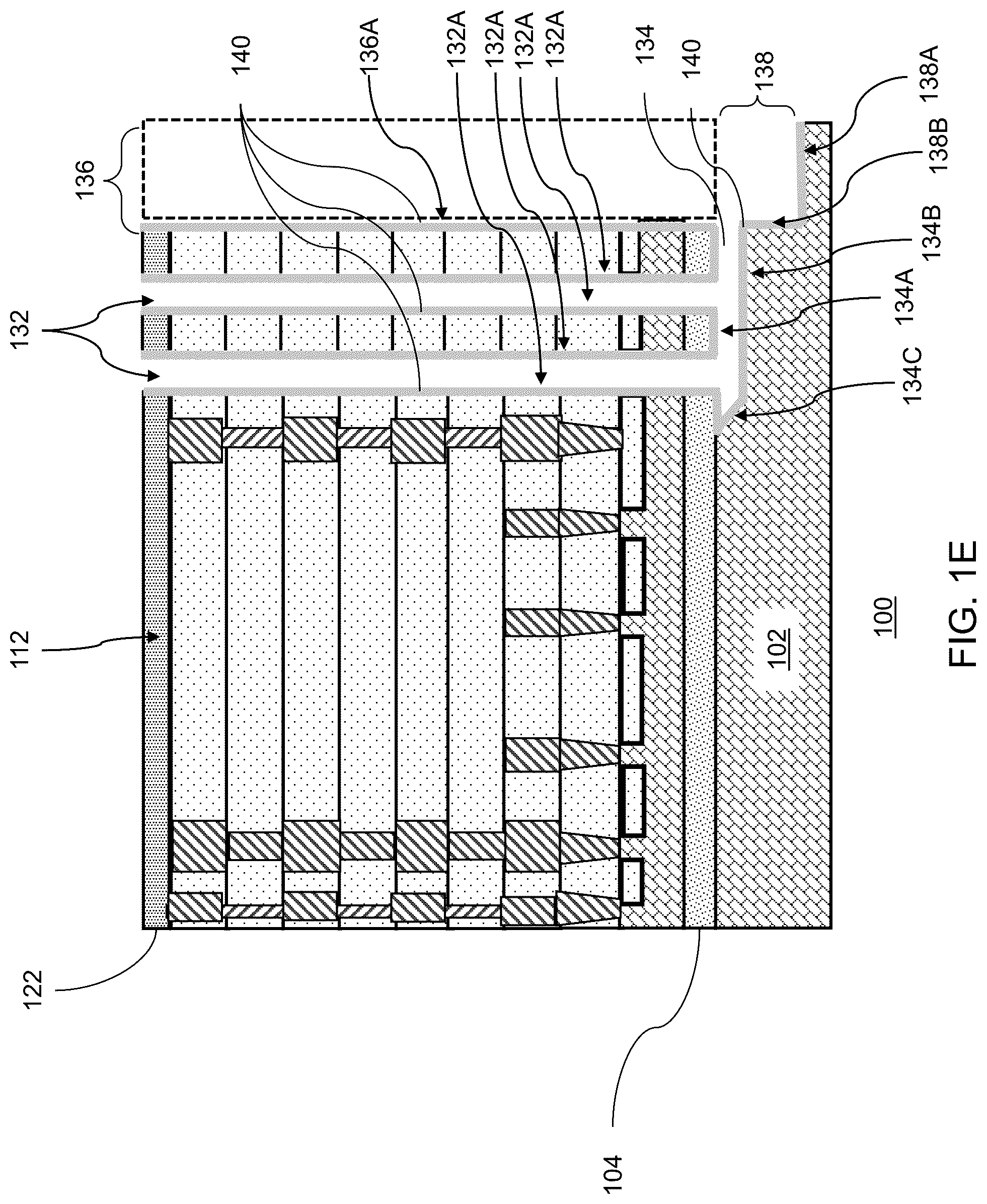 Patent US12353034 Figure 5 – Optical integrated circuit structure including edge coupling protective features and method of forming same
