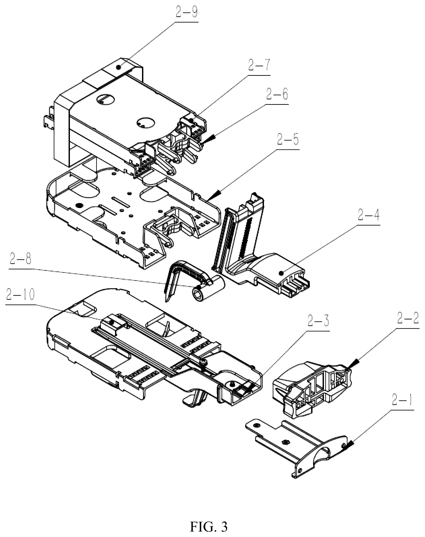 Patent US12353038 Figure 3 – Optical fiber connector box