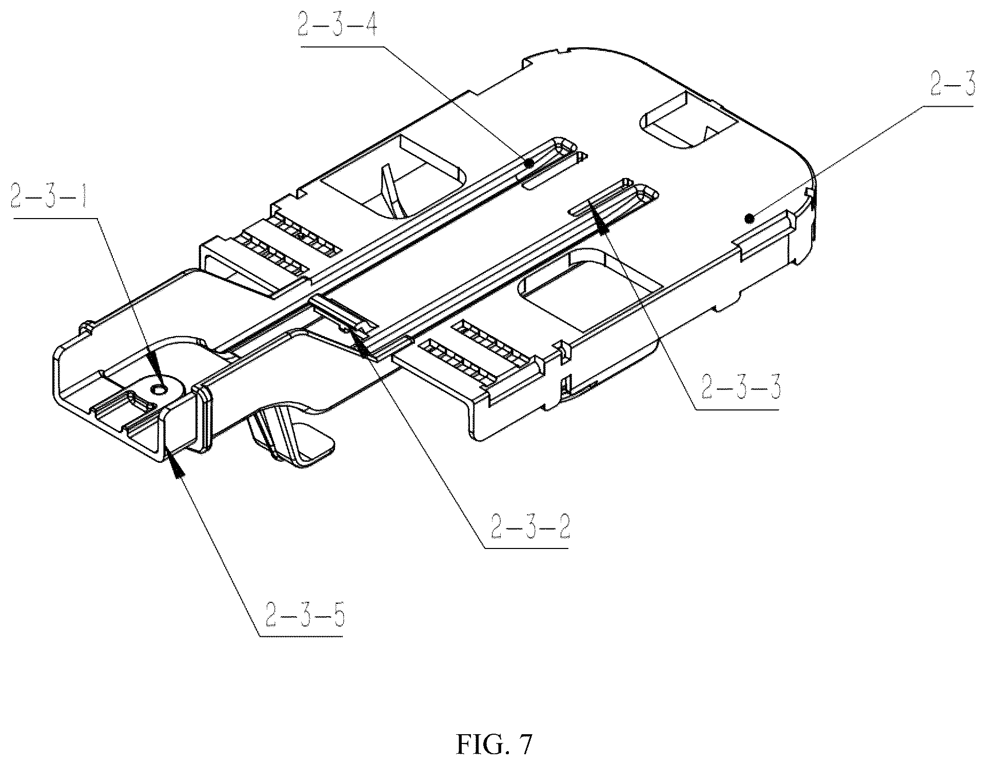 Patent US12353038 Figure 7 – Optical fiber connector box