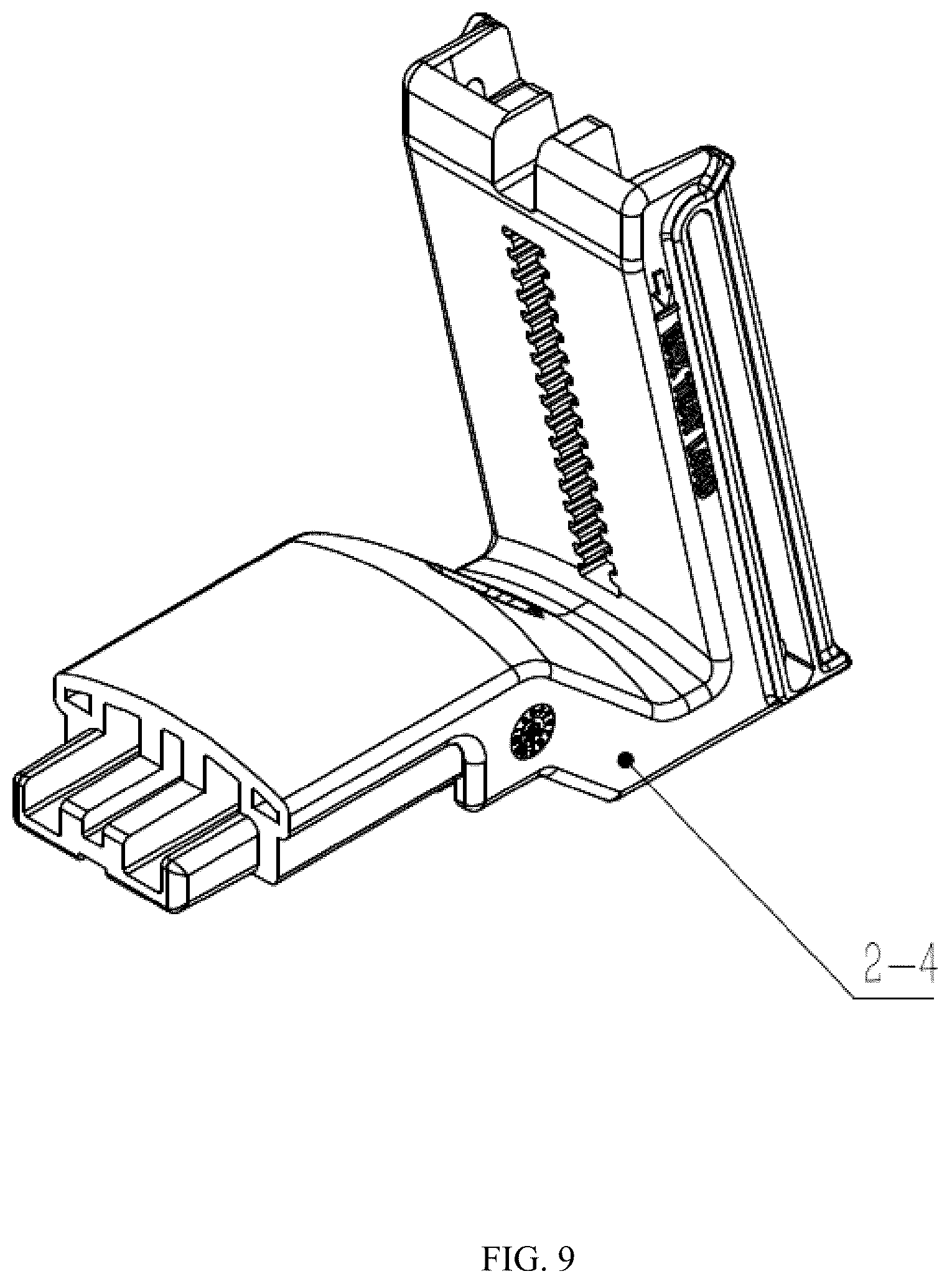Patent US12353038 Figure 9 – Optical fiber connector box