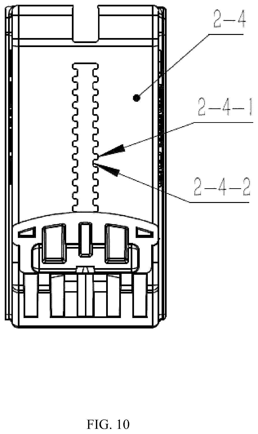 Patent US12353038 Figure 10 – Optical fiber connector box
