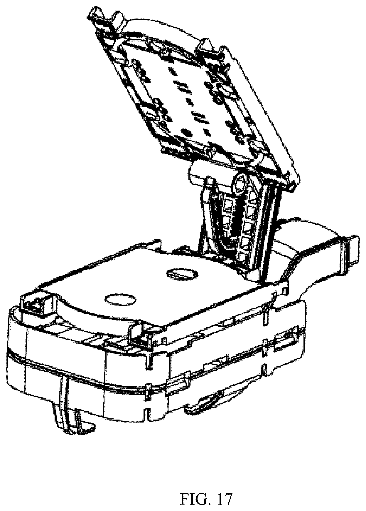 Patent US12353038 Figure 17 – Optical fiber connector box