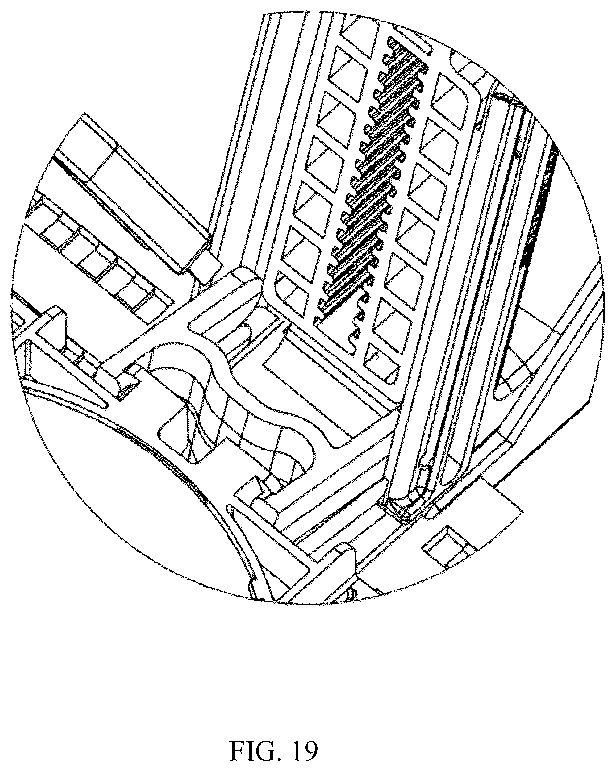 Patent US12353038 Figure 19 – Optical fiber connector box