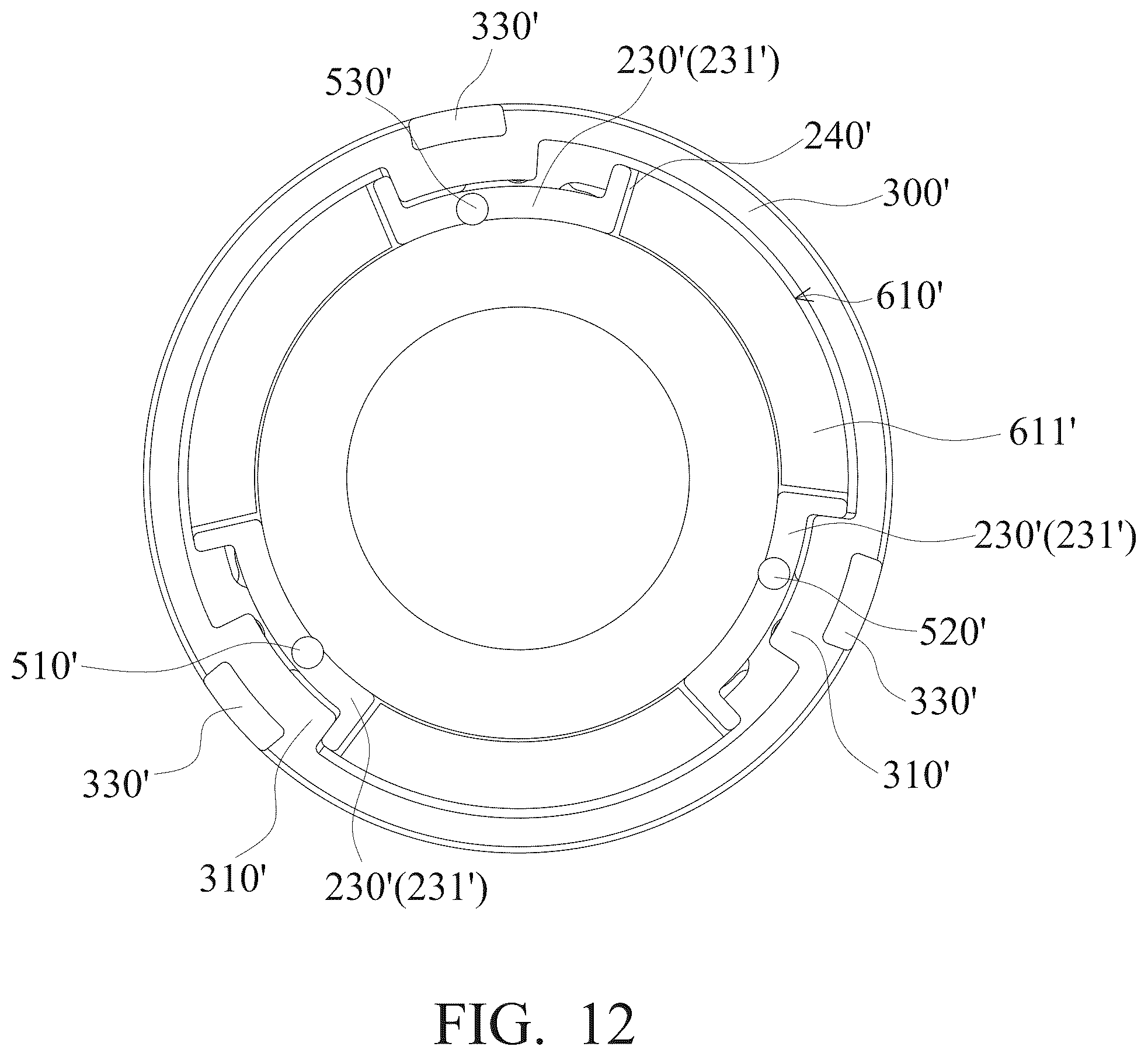 Patent US12353043 Figure 12 – Optical element driving mechanism