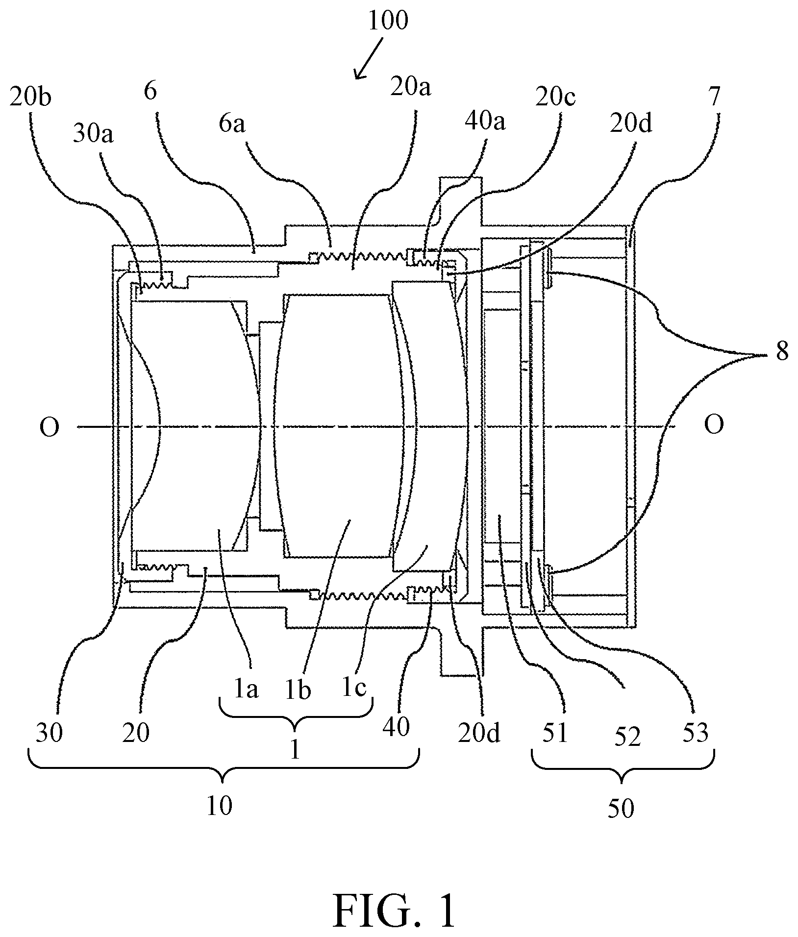 Patent US12353044 Figure 1 – Lens apparatus and image pickup apparatus