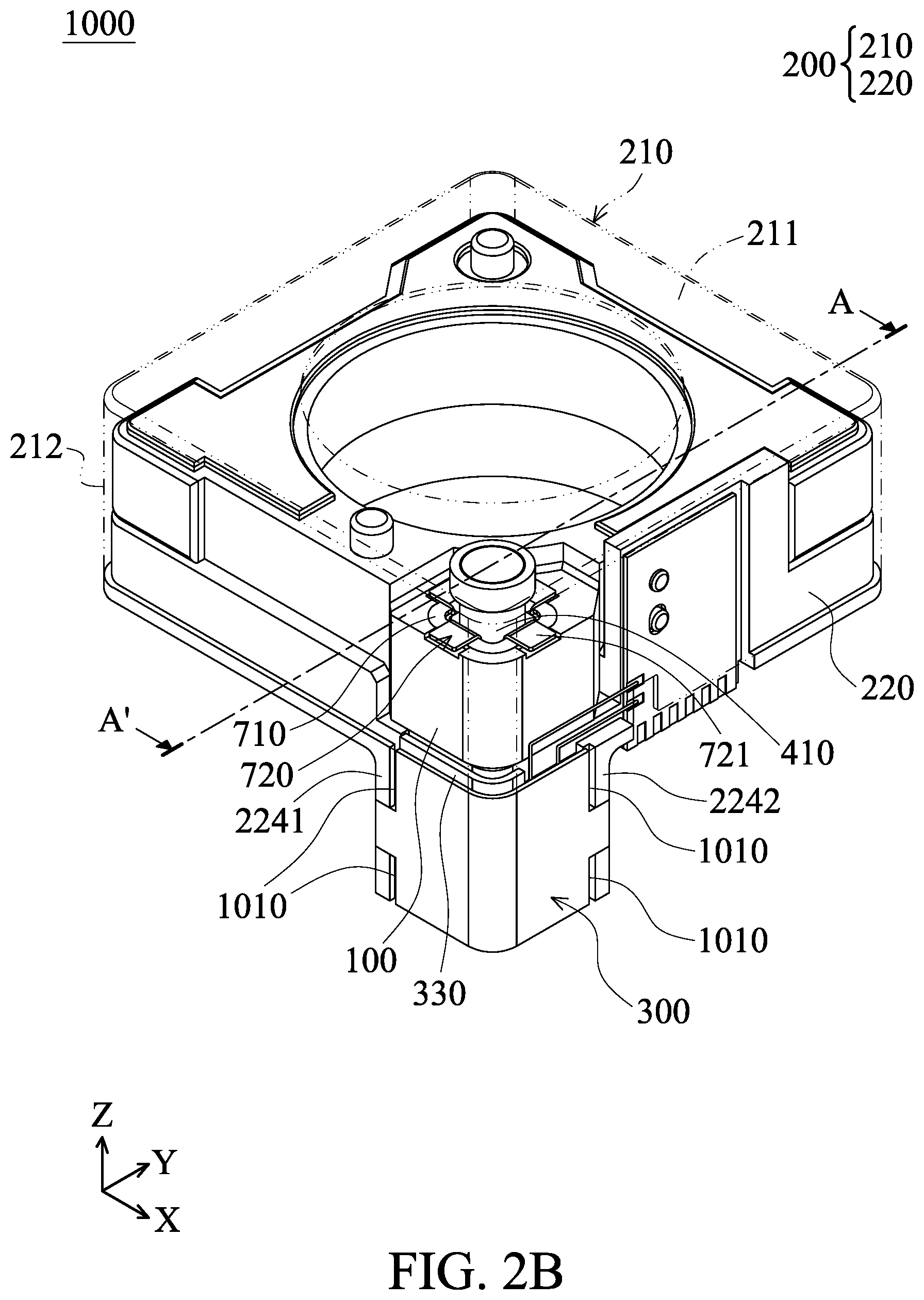 Patent US12353046 Figure 3 – Optical component driving mechanism