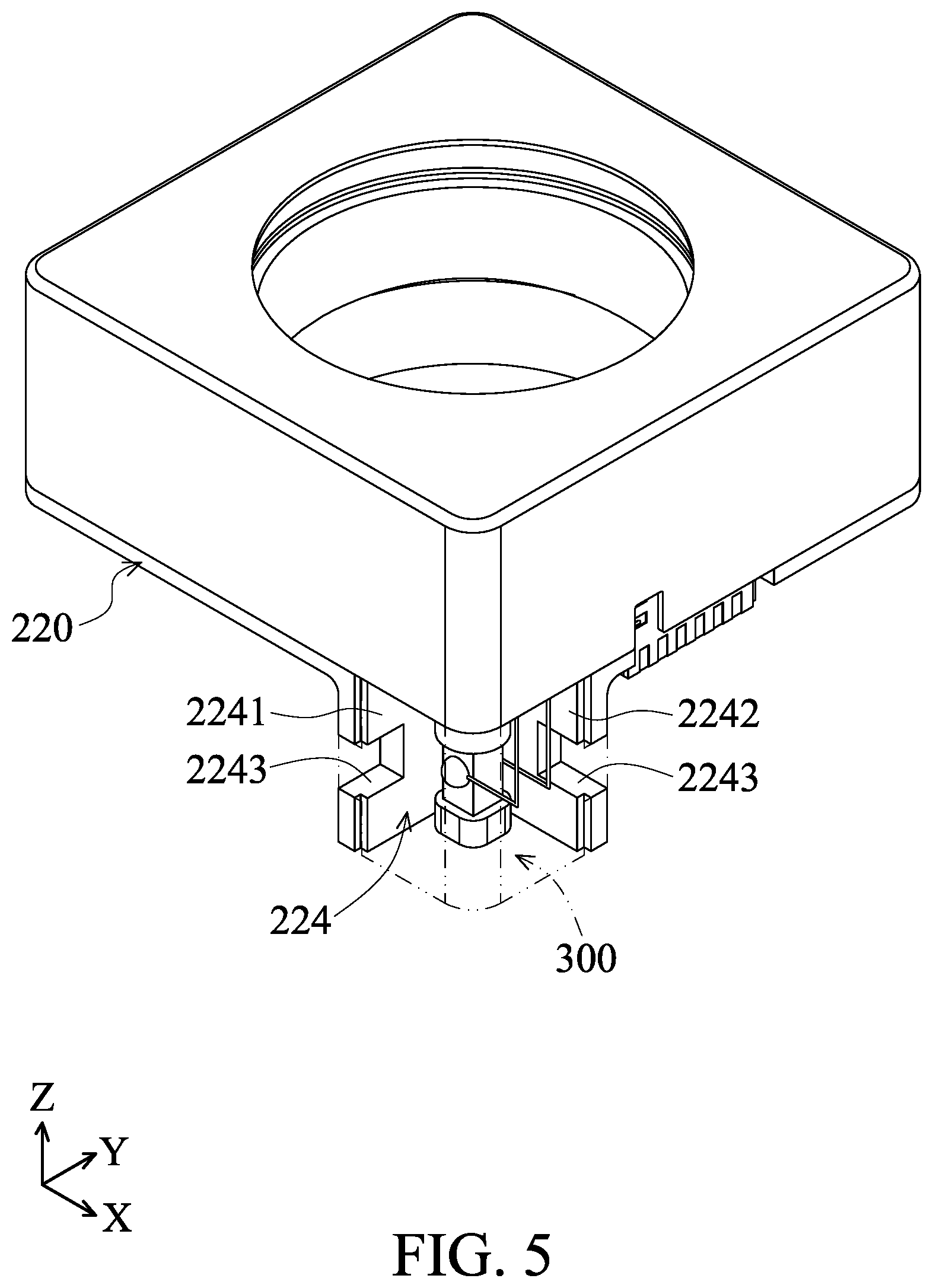 Patent US12353046 Figure 7 – Optical component driving mechanism