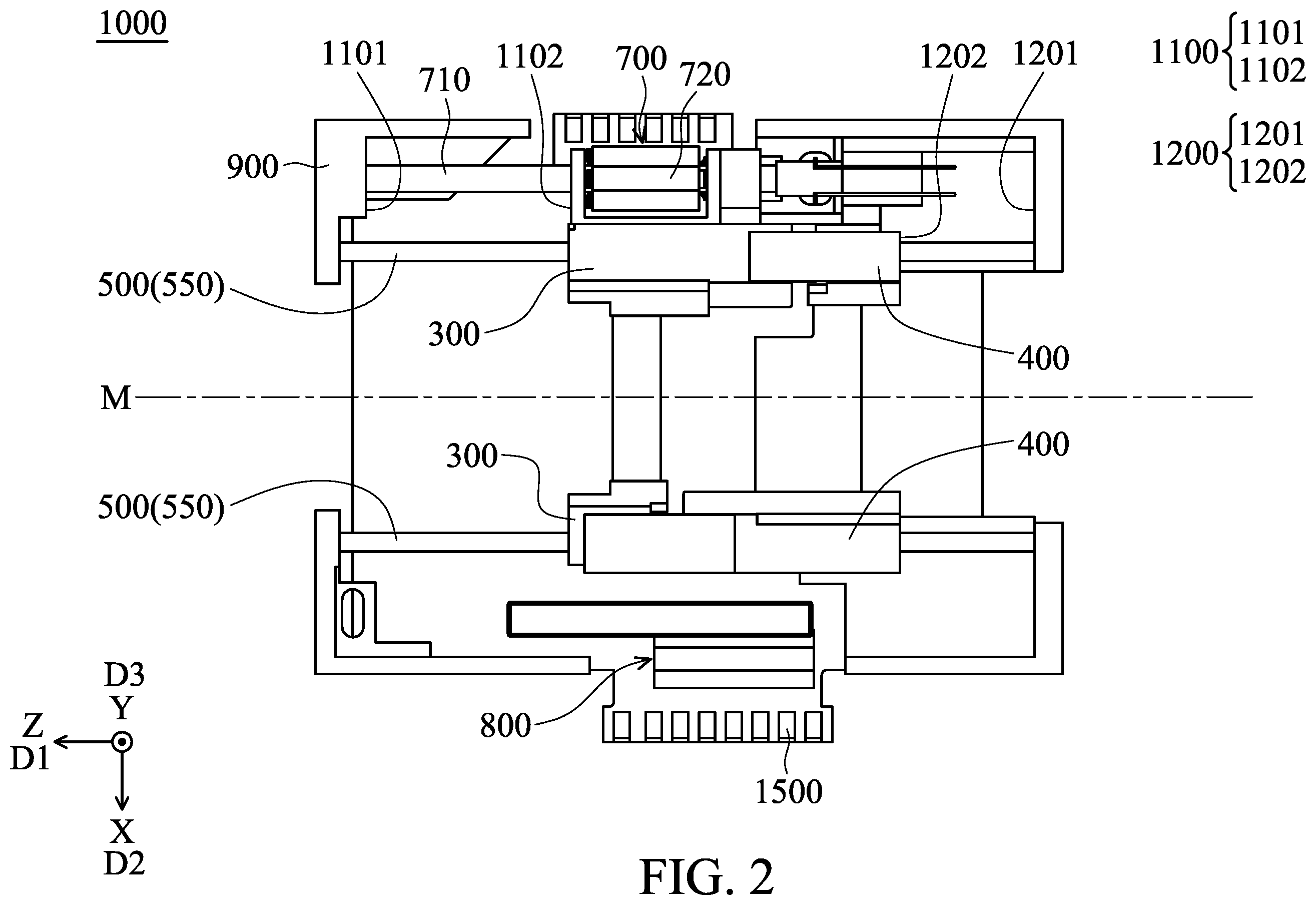 Patent US12353047 Figure 2 – Optical system