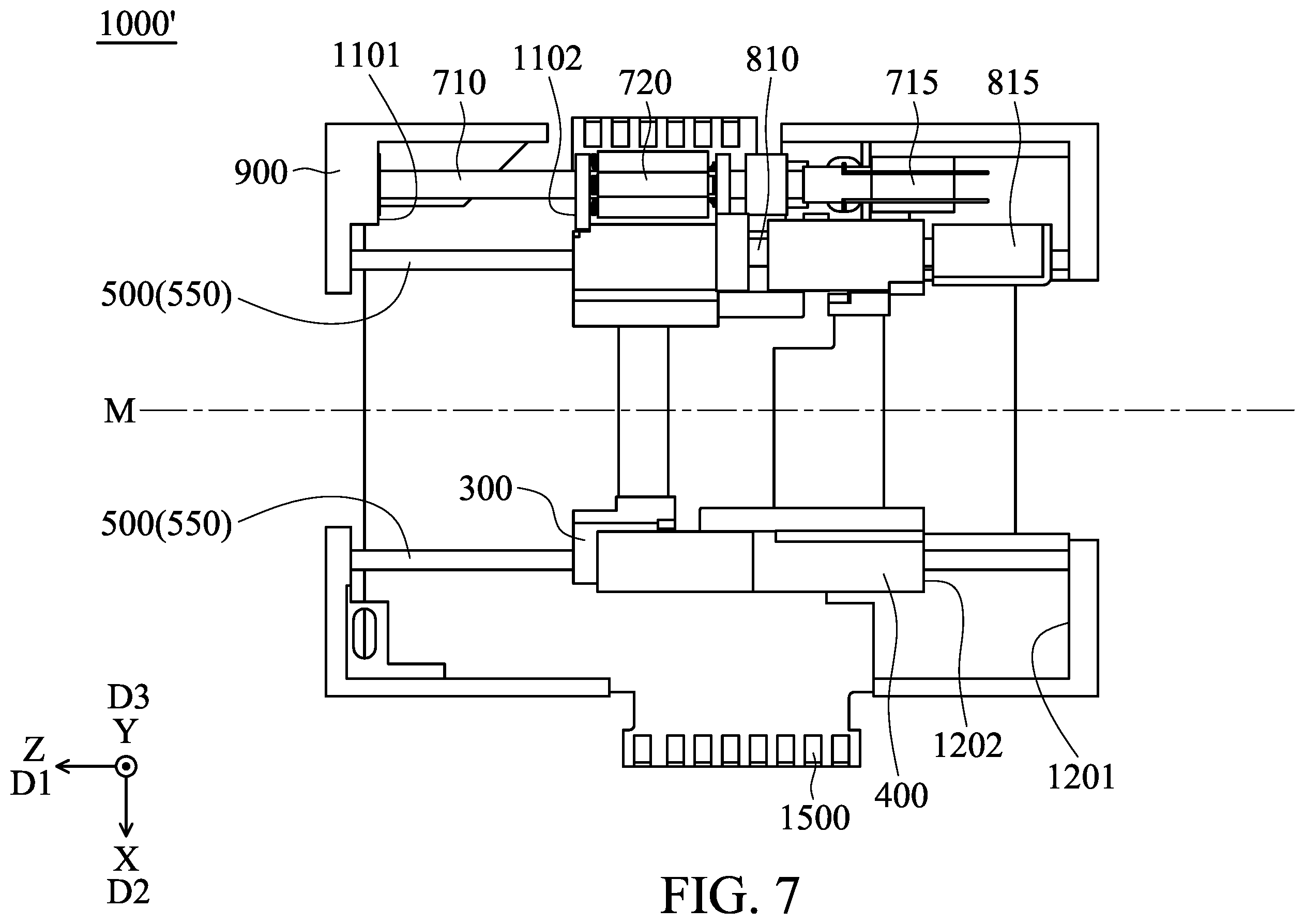 Patent US12353047 Figure 7 – Optical system