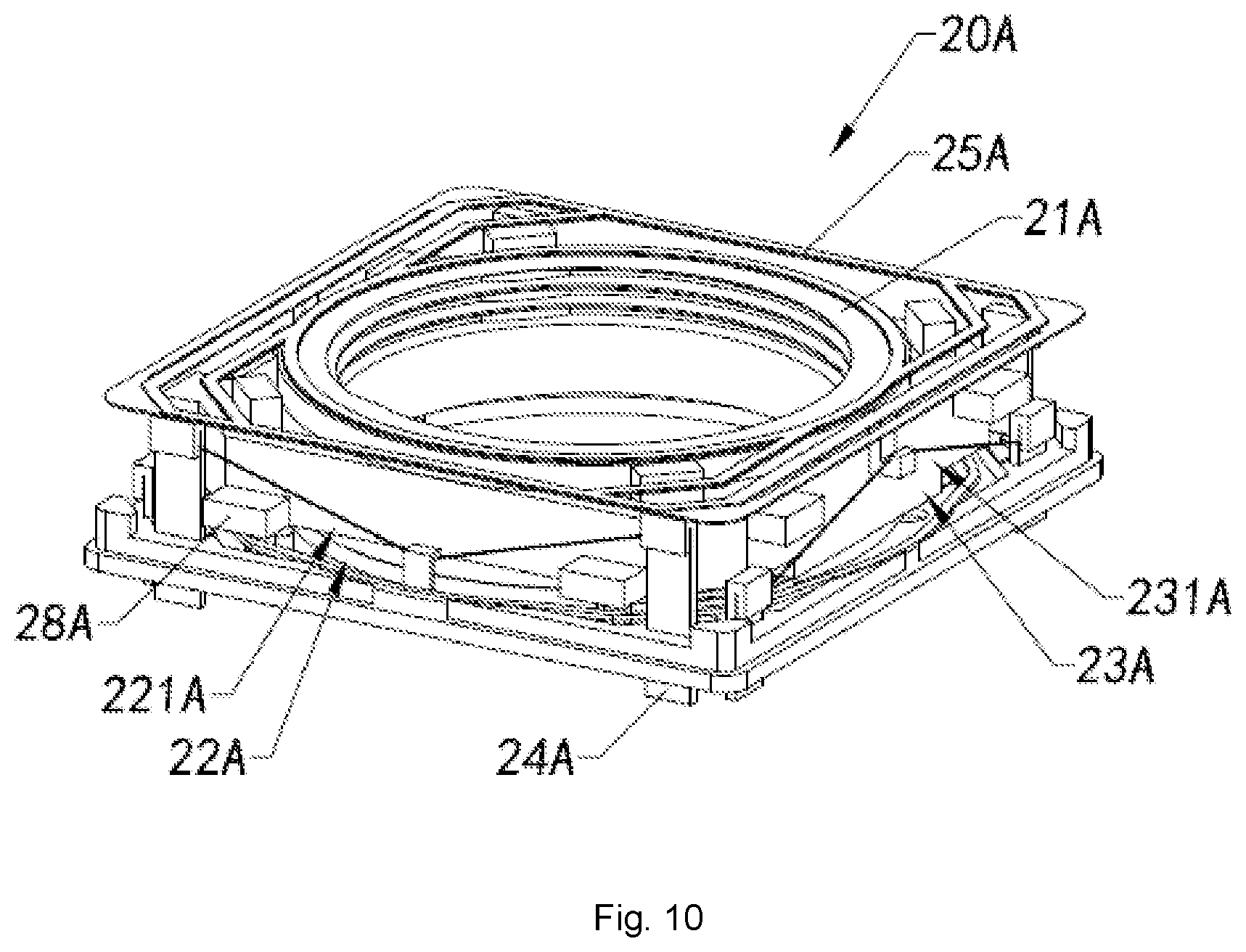 Patent US12353050 Figure 10 – Camera apparatus, SMA driving device and manufacturing method, driving method and wiring method thereof