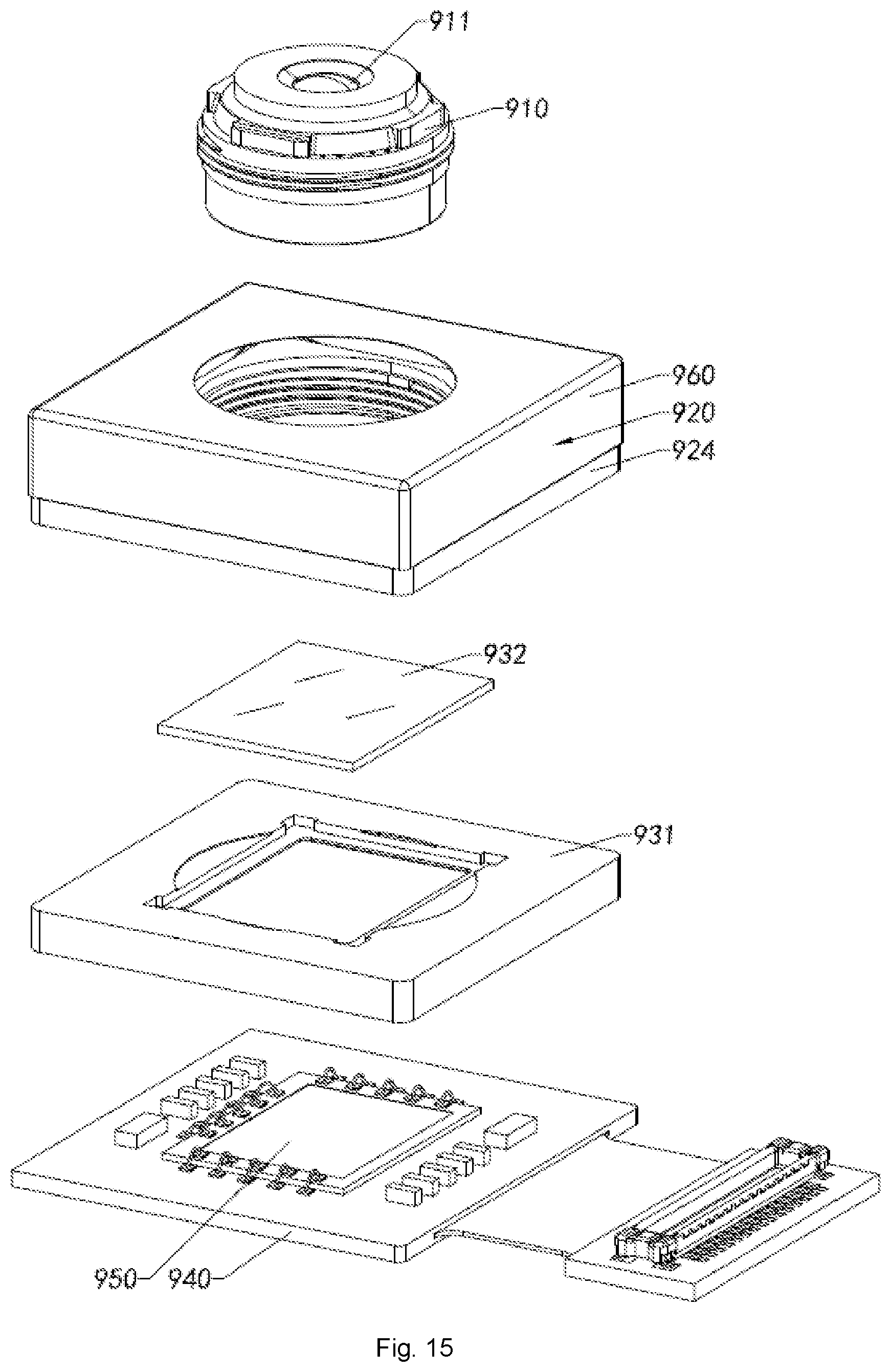 Patent US12353050 Figure 15 – Camera apparatus, SMA driving device and manufacturing method, driving method and wiring method thereof