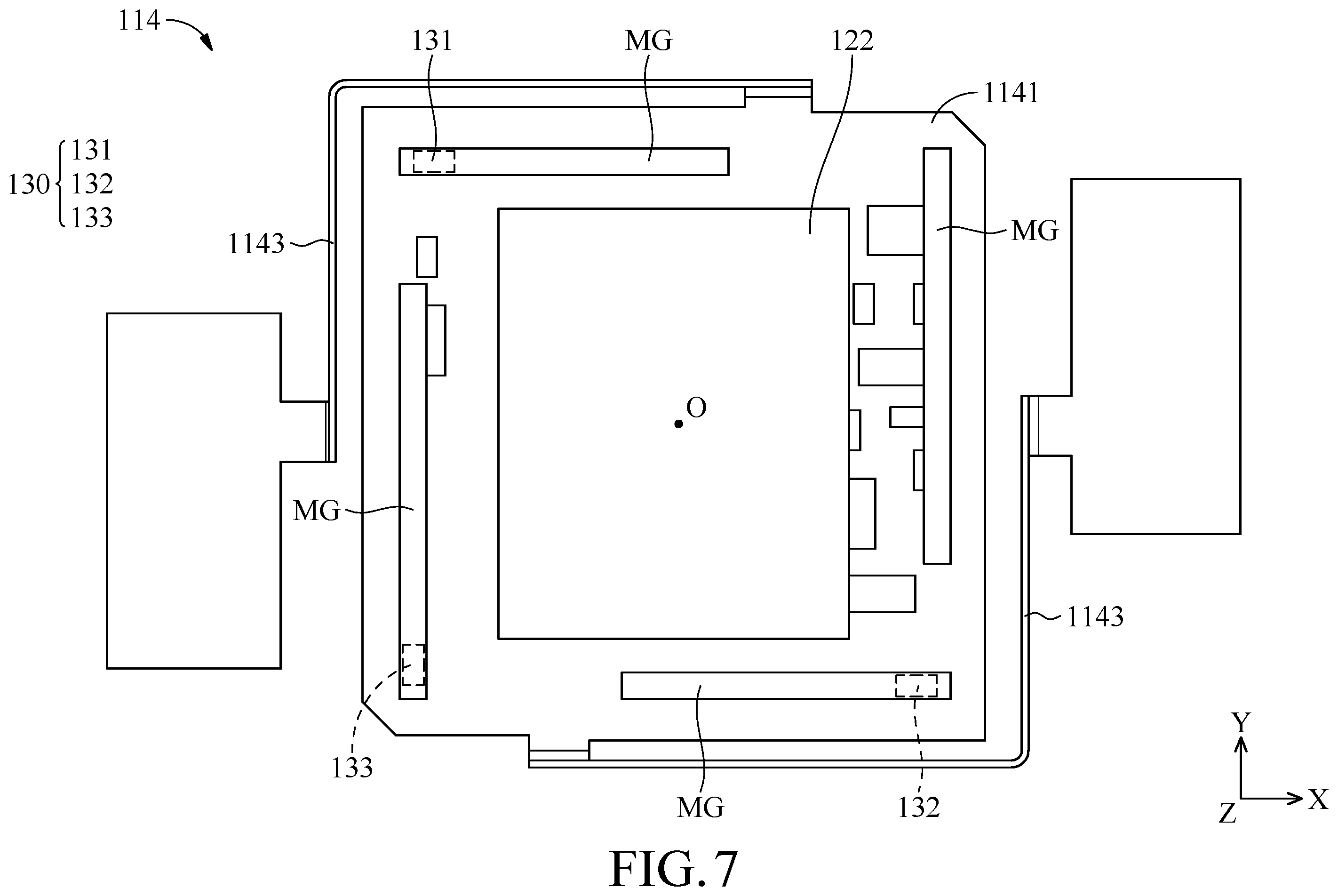 Patent US12353053 Figure 8 – Photosensitive element driving mechanism