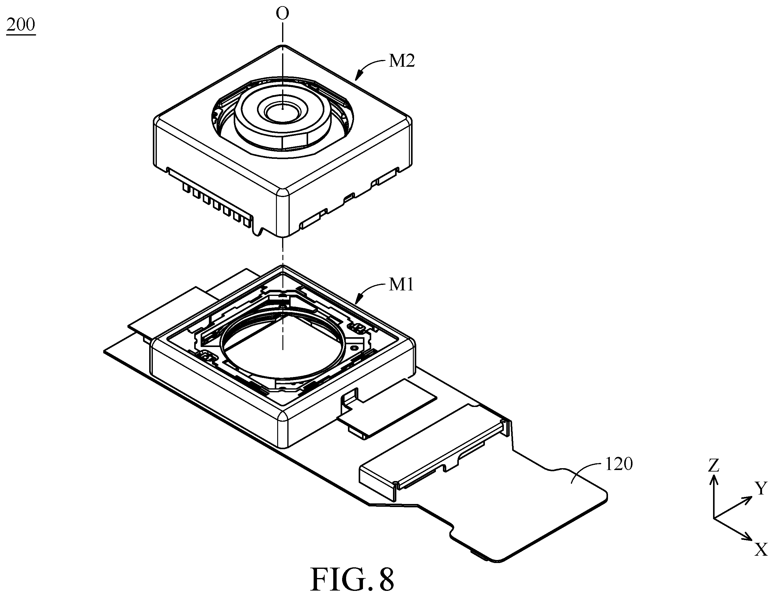 Patent US12353053 Figure 9 – Photosensitive element driving mechanism